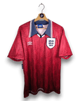 1993 - 95 England Away Shirt Gascoigne 8 - 8.5/10 - (L) - Eternal Pitch