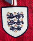 1993 - 95 England Away Shirt Gascoigne 8 - 8.5/10 - (L) - Eternal Pitch