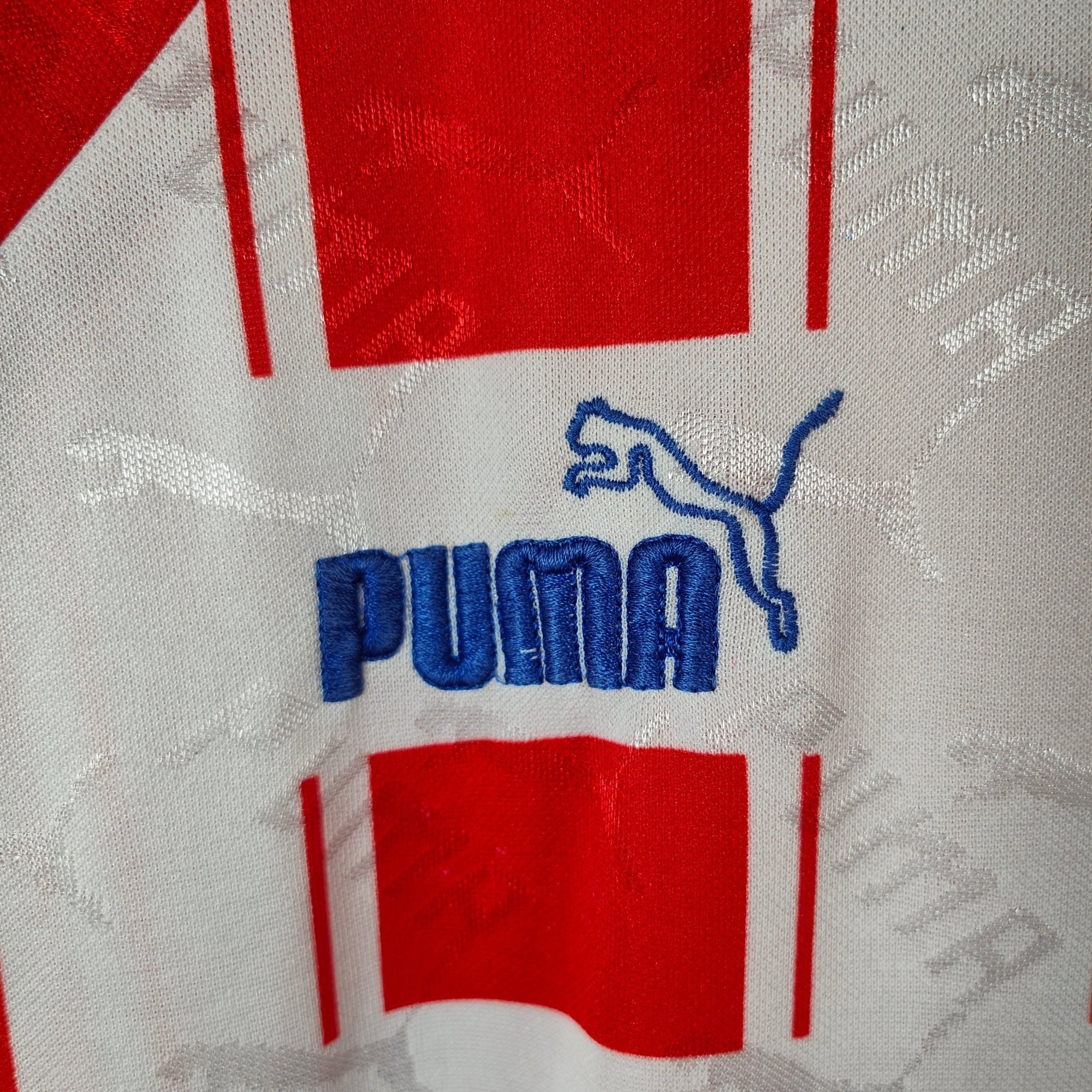 1994 - 95 Atletico Madrid Home Shirt - 8.5/10 - (XL) - Eternal Pitch