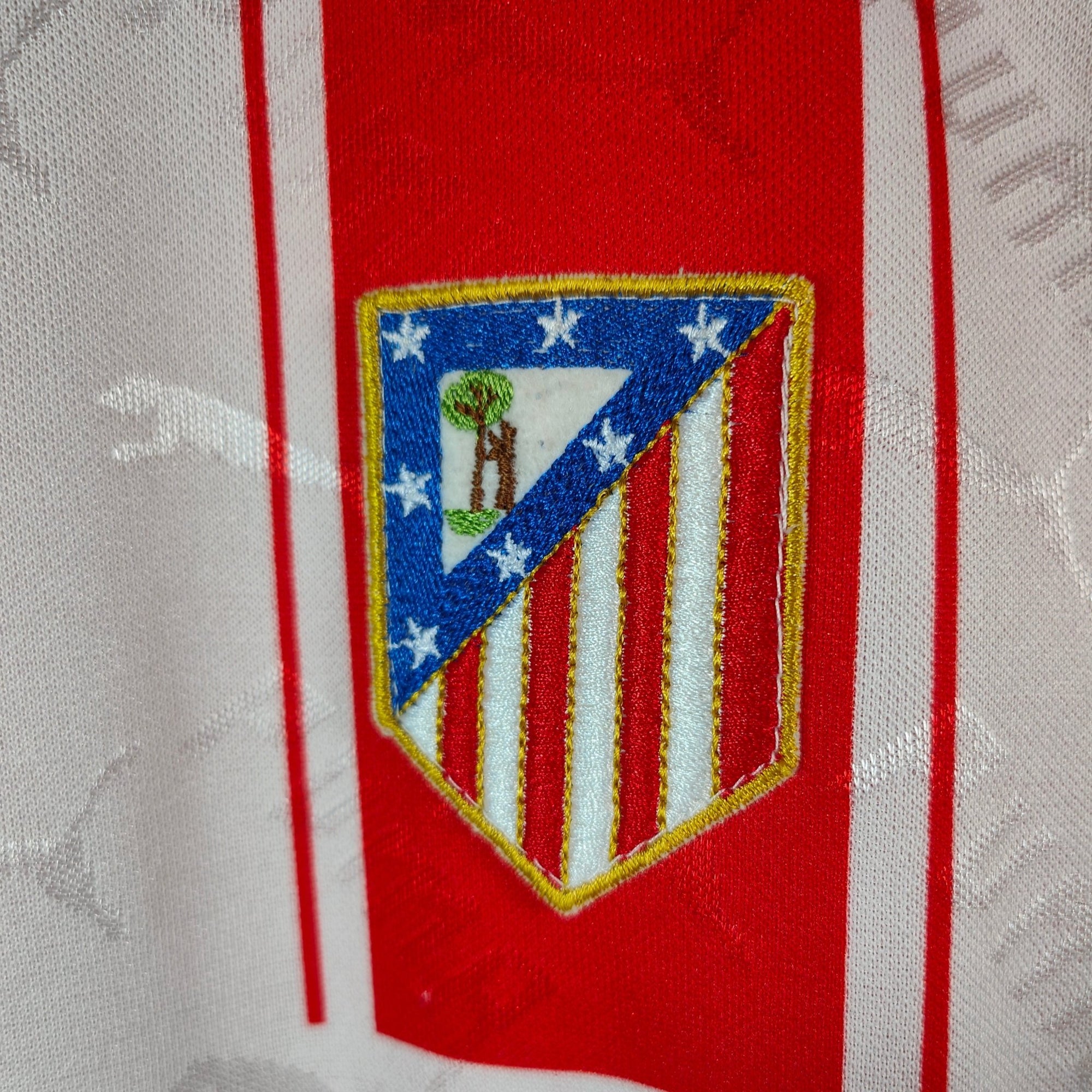 1994 - 95 Atletico Madrid Home Shirt - 8.5/10 - (XL) - Eternal Pitch