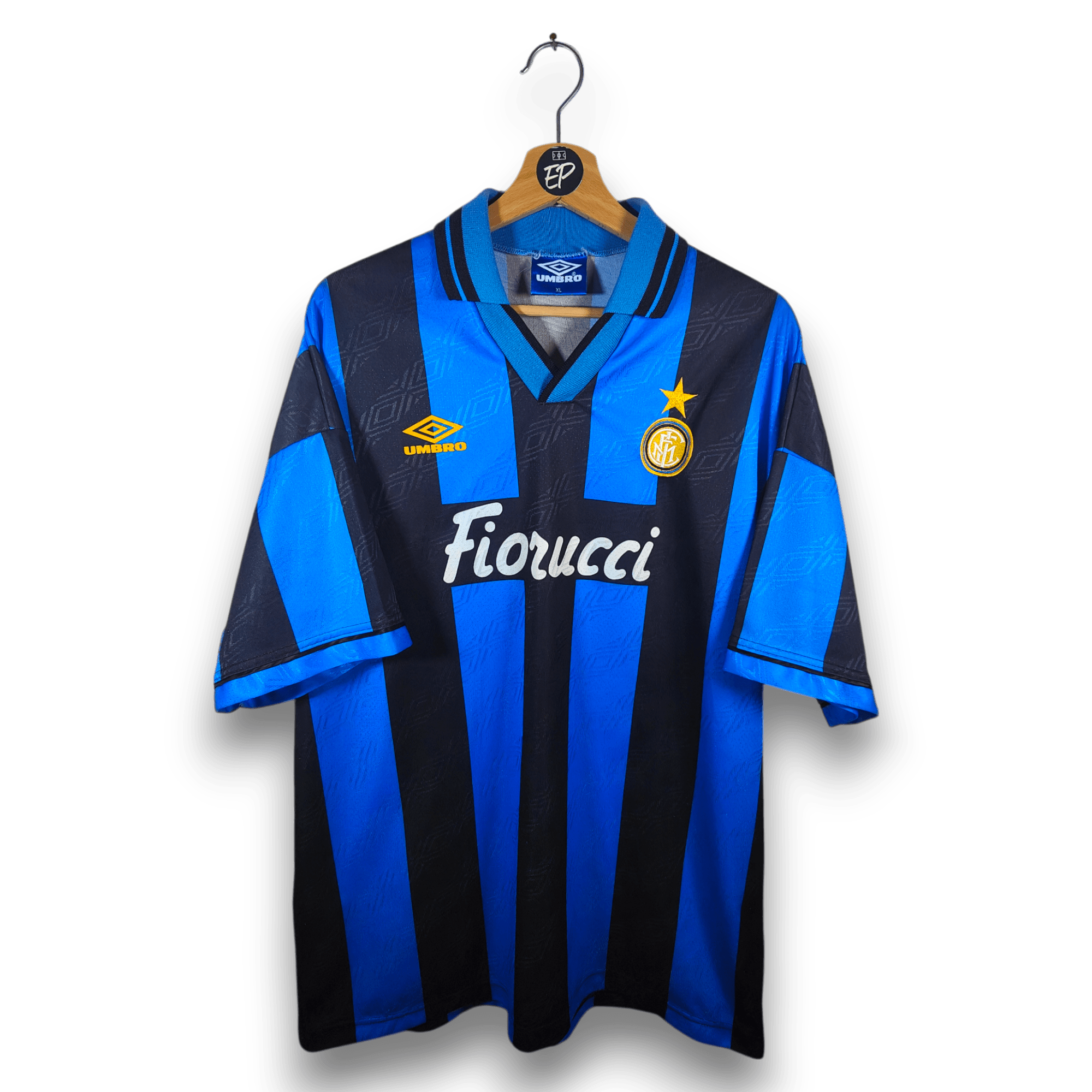 1994 - 95 Inter Milan Home Shirt - 8.5/10 - (XL) - Eternal Pitch