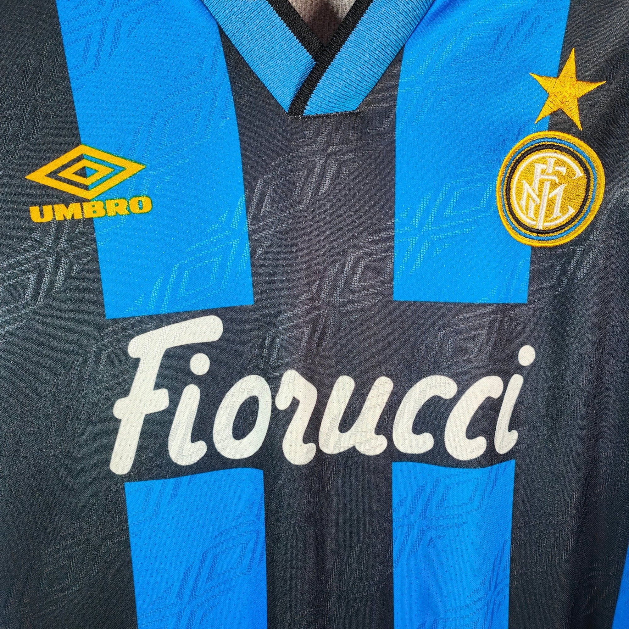 1994 - 95 Inter Milan Home Shirt - 8.5/10 - (XL) - Eternal Pitch