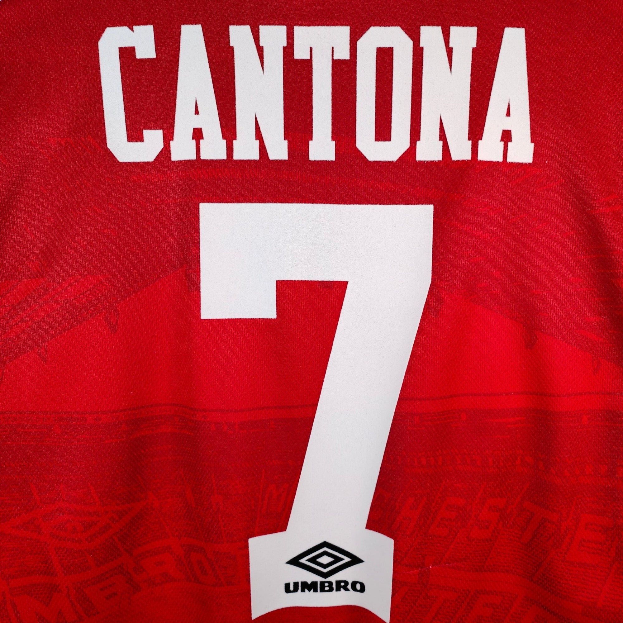 1994 - 96 Manchester United Home Shirt Cantona 7 - 8/10 - (M) - Eternal Pitch