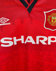 1994 - 96 Manchester United Home Shirt Cantona 7 - 9.5/10 - (L) - Eternal Pitch