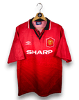 1994 - 96 Manchester United Home Shirt Cantona 7 - 9.5/10 - (L) - Eternal Pitch