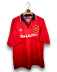 1994 - 96 Manchester United Home Shirt Cantona 7 - 9.5/10 - (XL) - Eternal Pitch