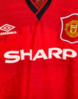 1994 - 96 Manchester United Home Shirt Cantona 7 - 9.5/10 - (XL) - Eternal Pitch