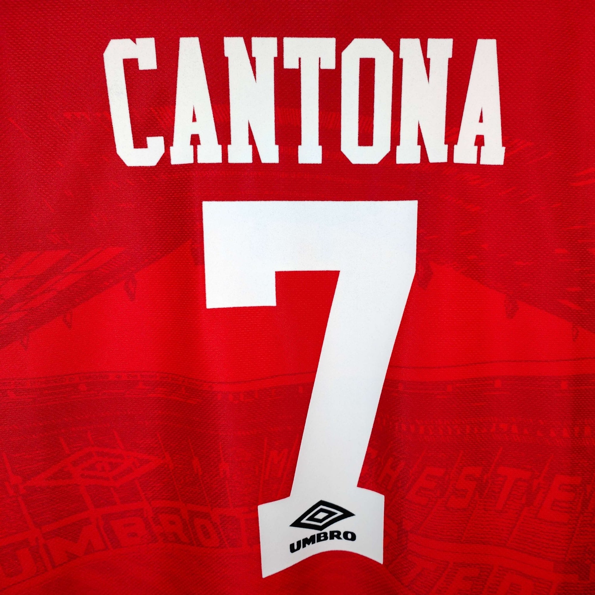 1994 - 96 Manchester United Home Shirt Cantona 7 - 9.5/10 - (XL) - Eternal Pitch
