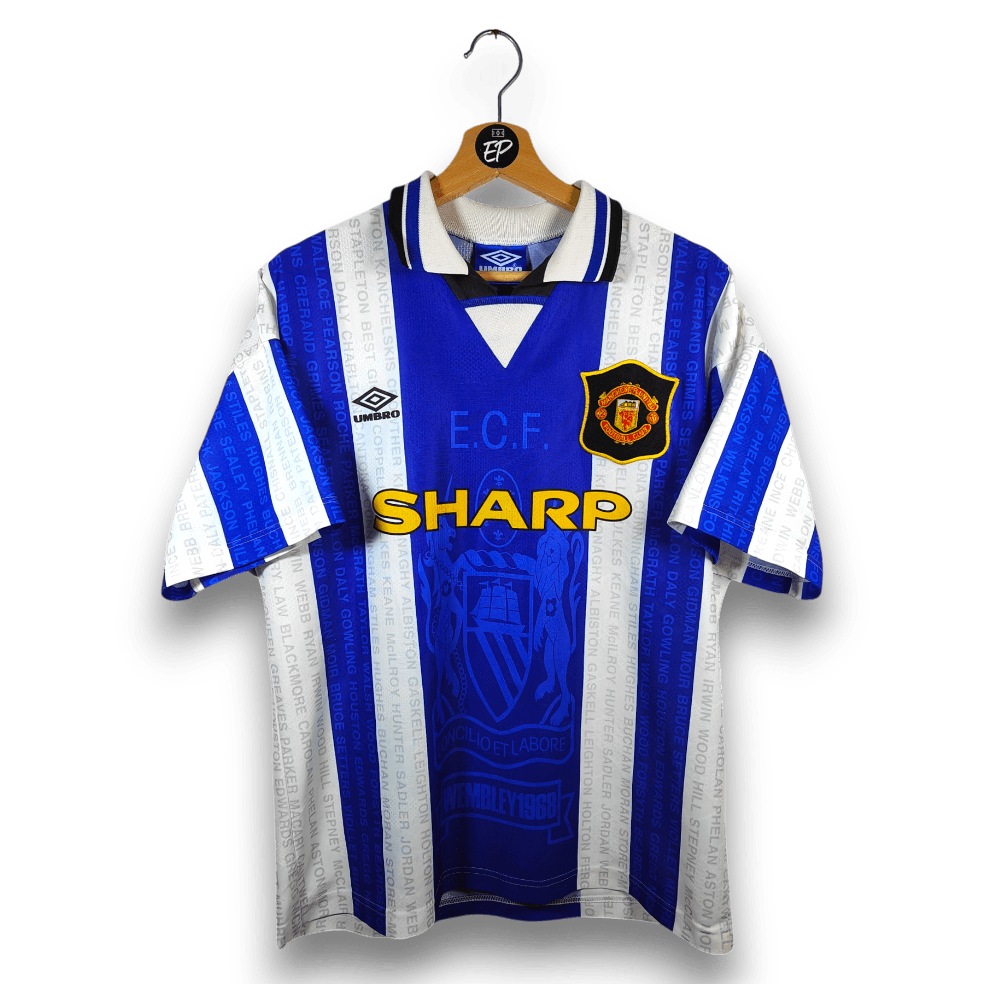 1994 - 96 Manchester United Third Shirt - 9/10 - (M) - Eternal Pitch