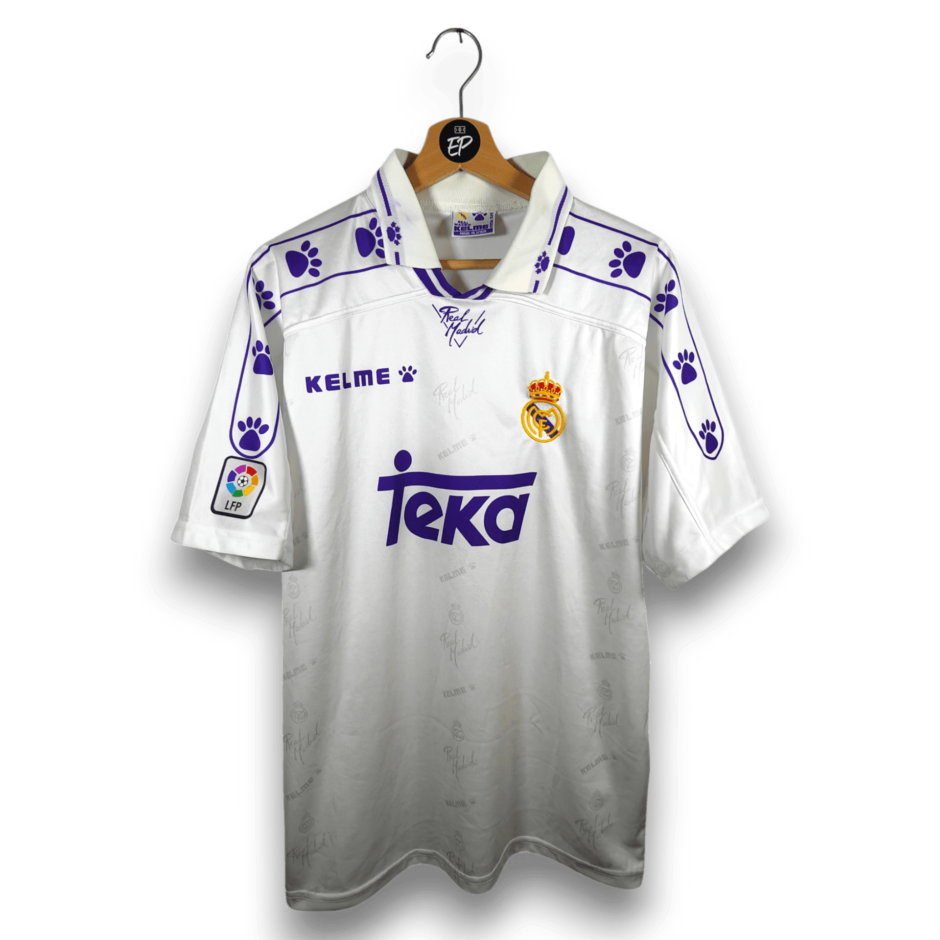 1994-96 Real Madrid Home Shirt - 8.5/10 - (L) – – Eternal Pitch