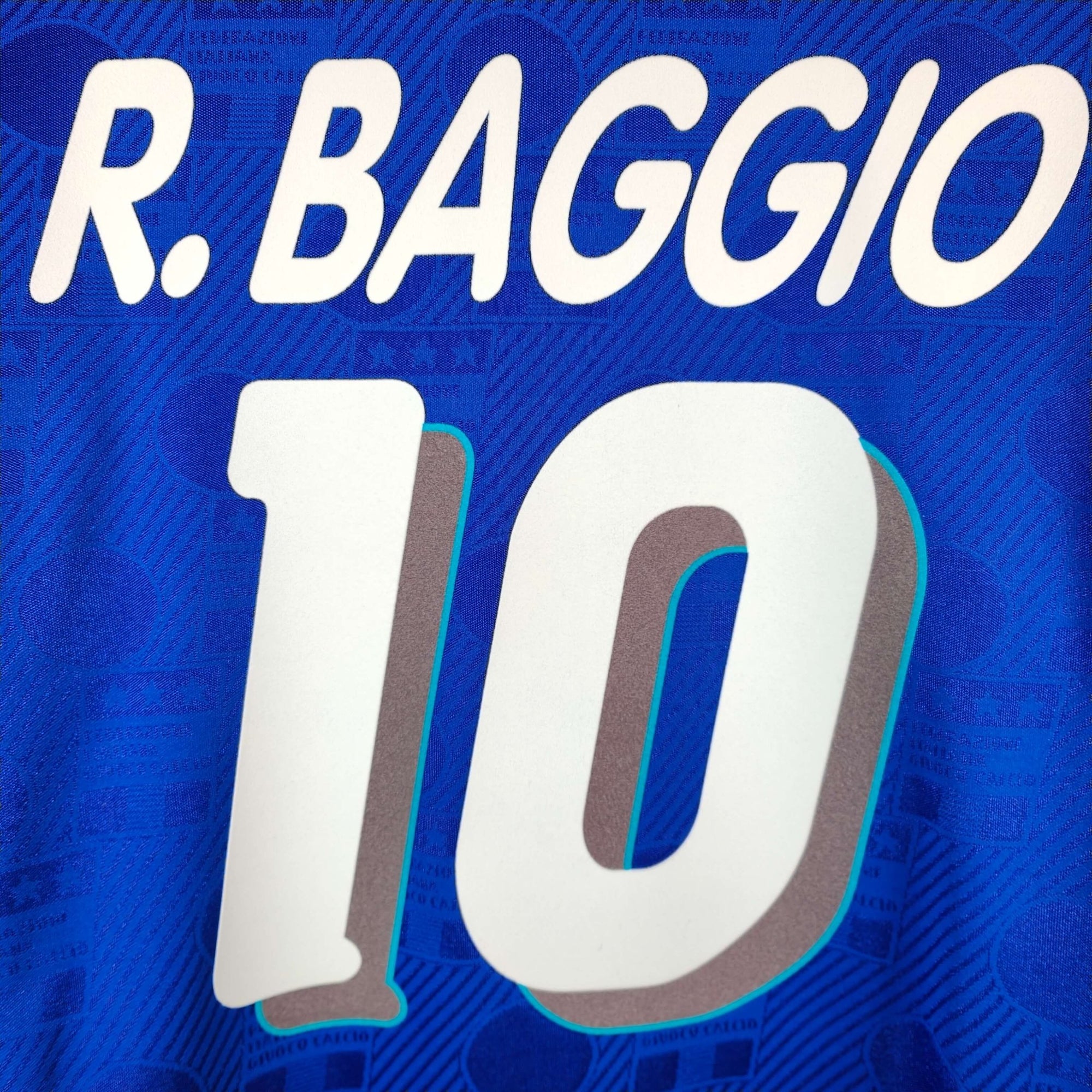 1994 Italy Home Shirt Baggio LS 10 - 9.5/10 - (M) - Eternal Pitch