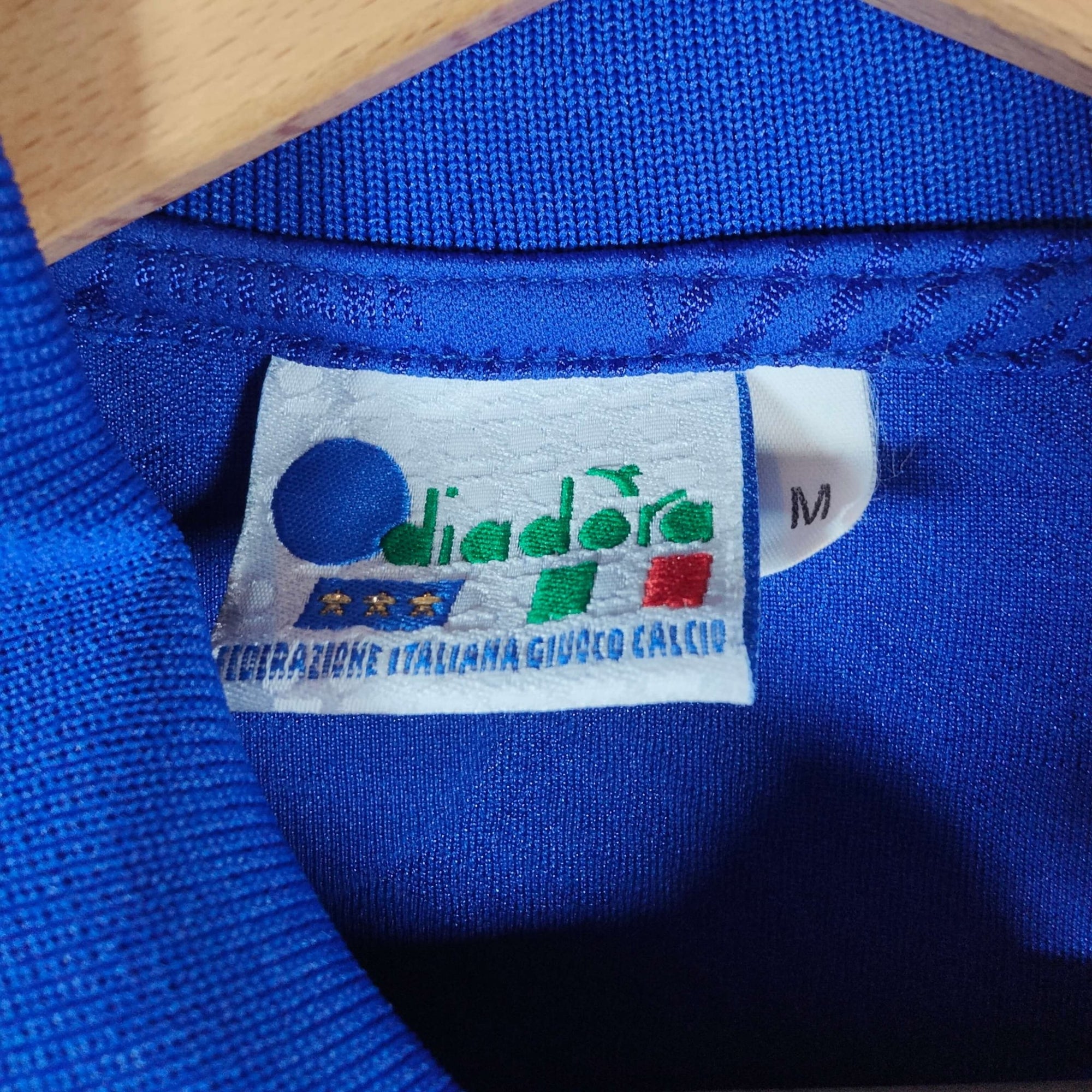 1994 Italy Home Shirt Baggio LS 10 - 9.5/10 - (M) - Eternal Pitch