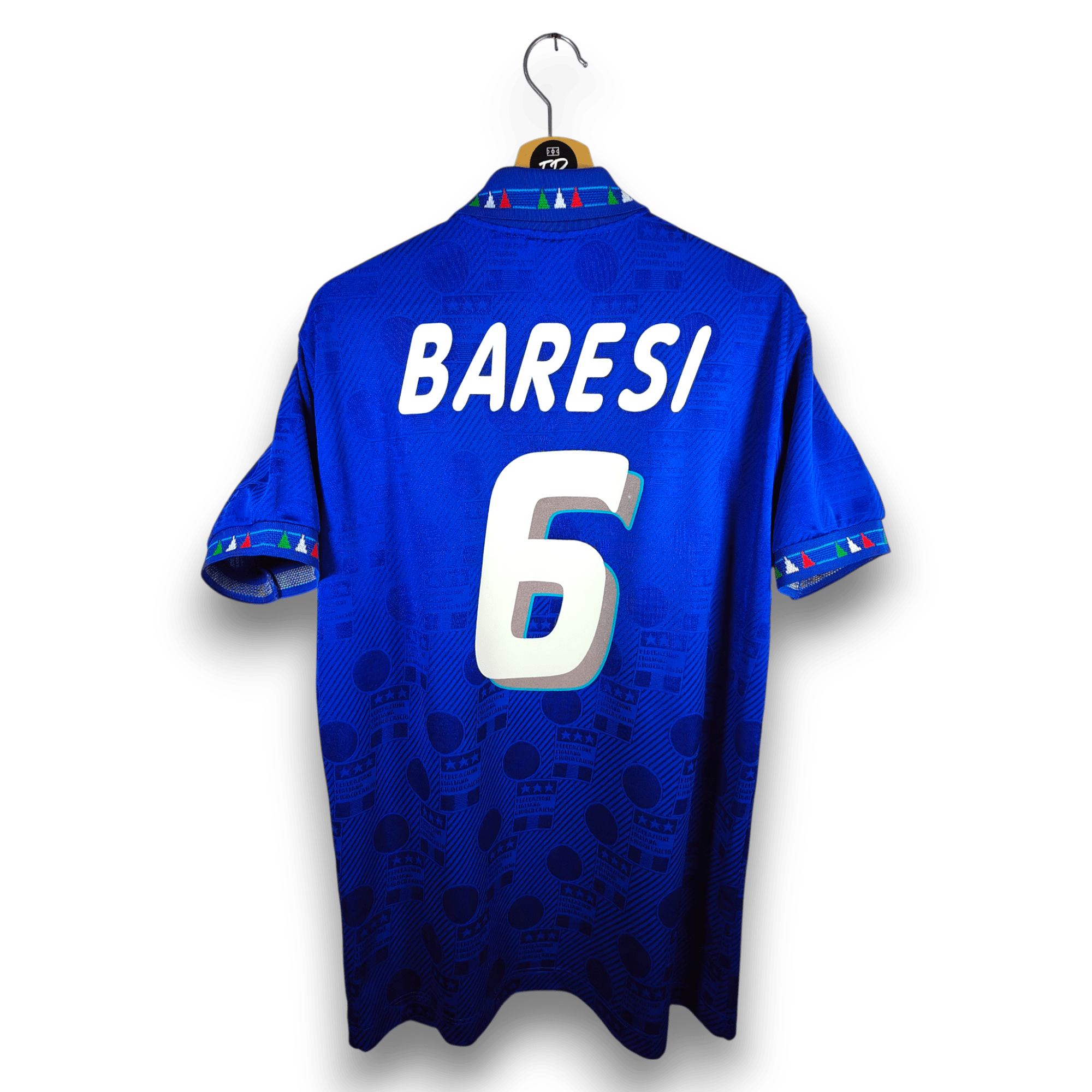 1994 Italy Home Shirt Baresi 6 - 9/10 - (L) - Eternal Pitch