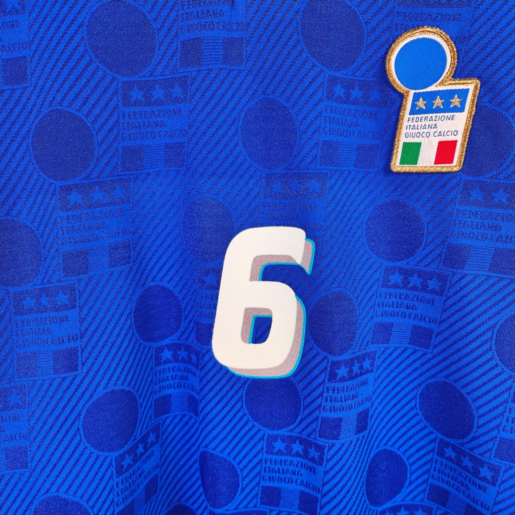 1994 Italy Home Shirt Baresi 6 - 9/10 - (L) - Eternal Pitch