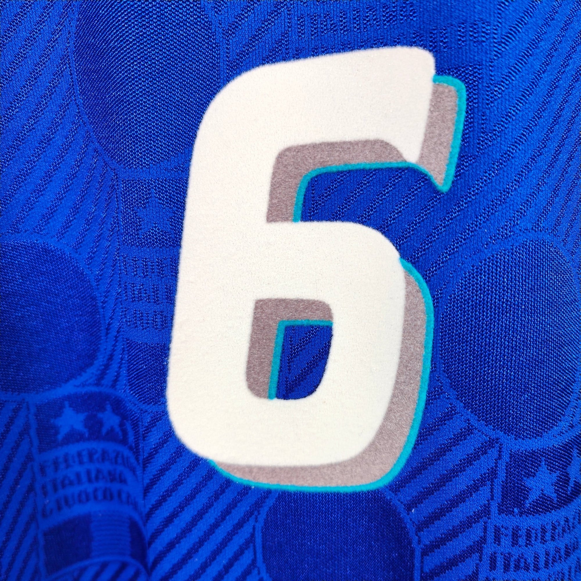 1994 Italy Home Shirt Baresi 6 - 9/10 - (L) - Eternal Pitch