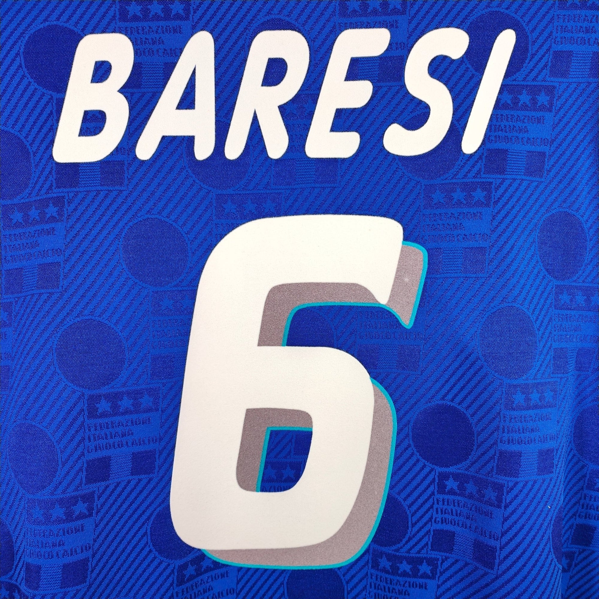 1994 Italy Home Shirt Baresi 6 - 9/10 - (L) - Eternal Pitch