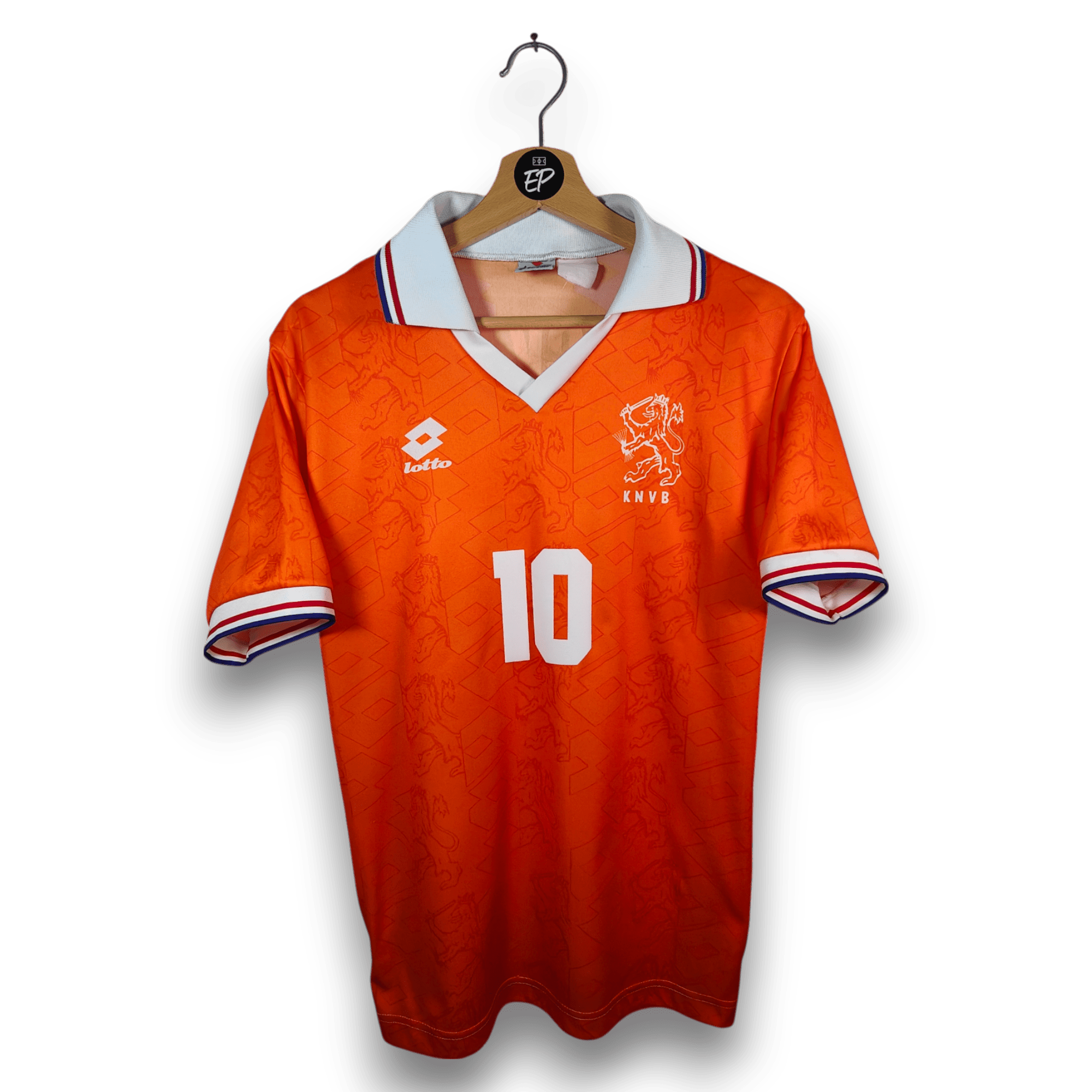 1994 Netherlands Home Shirt Bergkamp 10 - 8.5/10 - (M) - Eternal Pitch