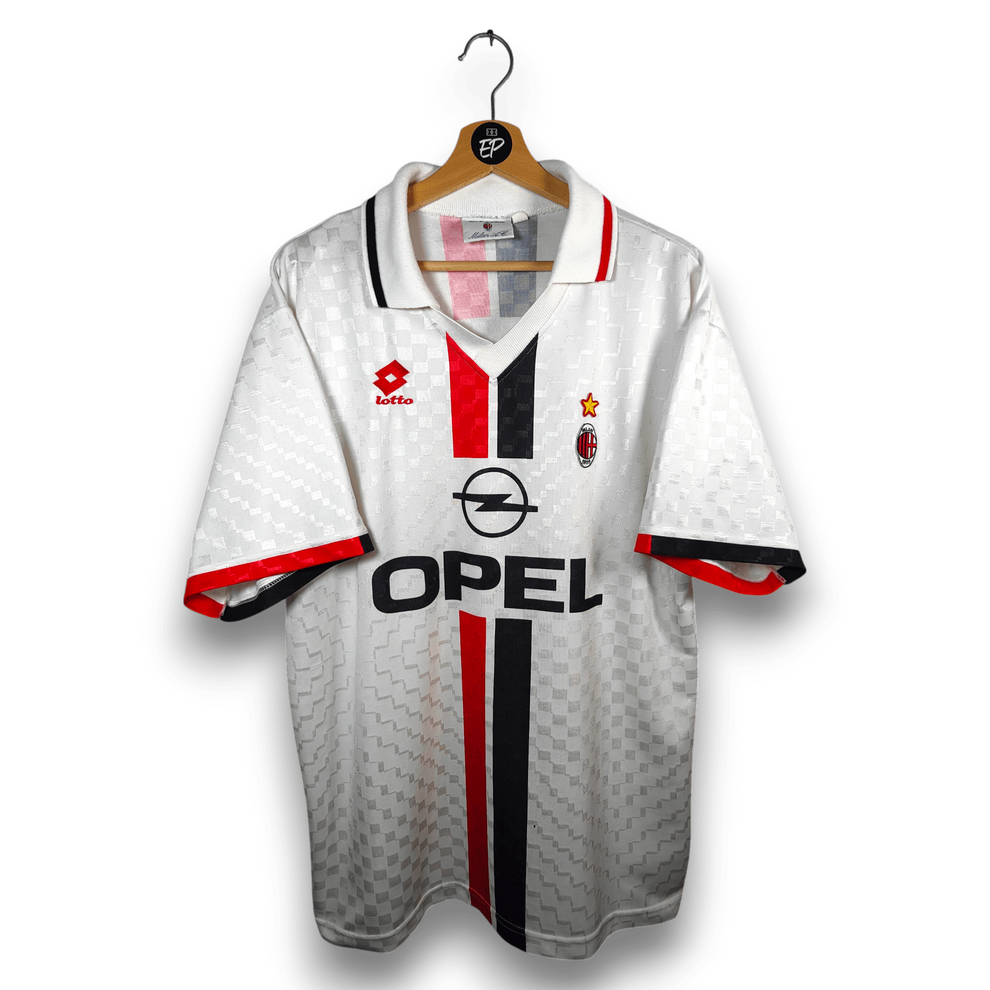 1995 - 96 AC Milan Away Shirt - 8/10 - (XL) - Eternal Pitch