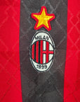 1995 - 96 AC Milan Home Shirt Weah 9 (L) - Eternal Pitch