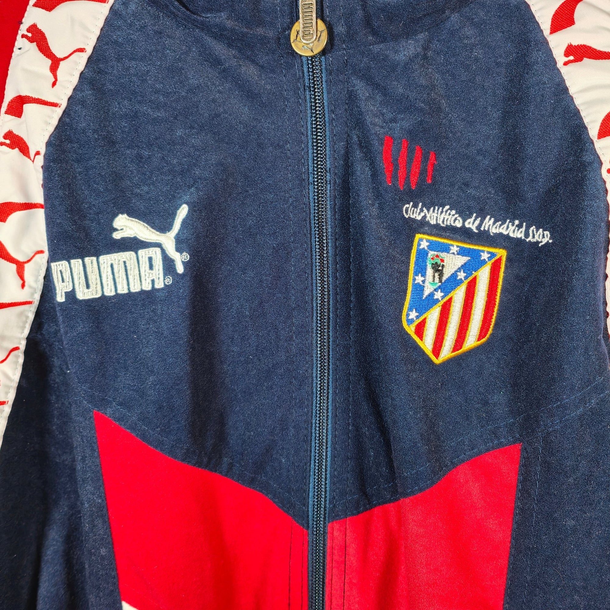 1995 - 96 Atletico Madrid Vest - 9.5/10 - (M) - Eternal Pitch