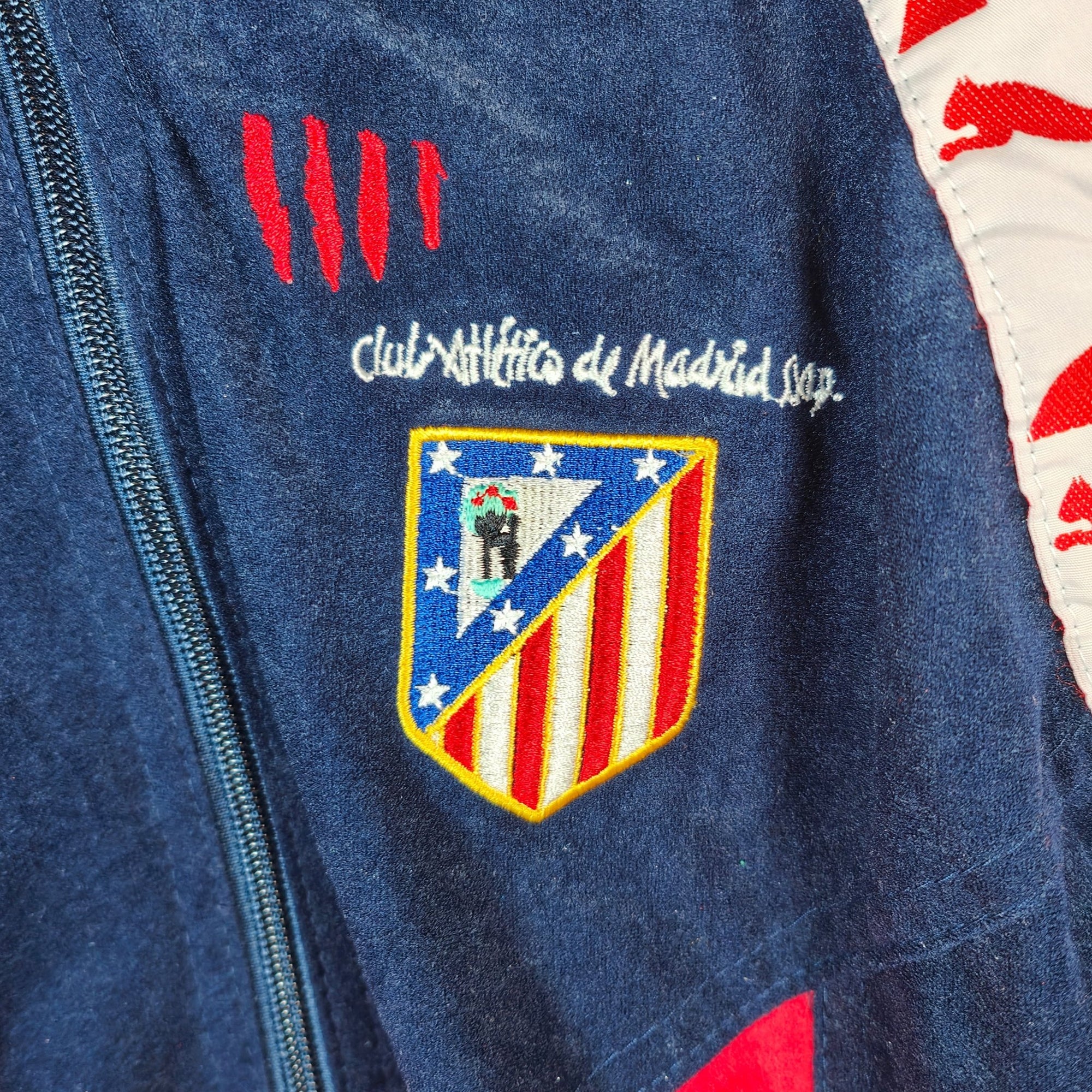 1995 - 96 Atletico Madrid Vest - 9.5/10 - (M) - Eternal Pitch
