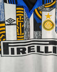 1995 - 96 Inter Milan Away Shirt Roberto Carlos 6 - 8.5/10 - (M) - Eternal Pitch
