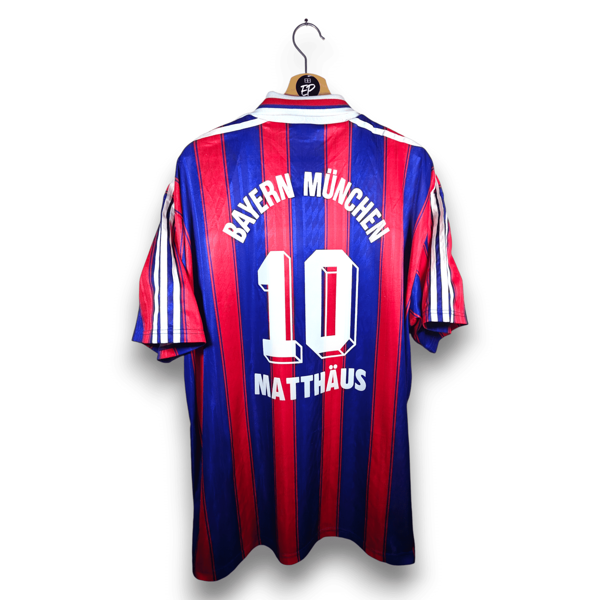 1995 - 97 Bayern Munich Home Shirt Matthaus 10 - 7.5/10 - (XL) - Eternal Pitch