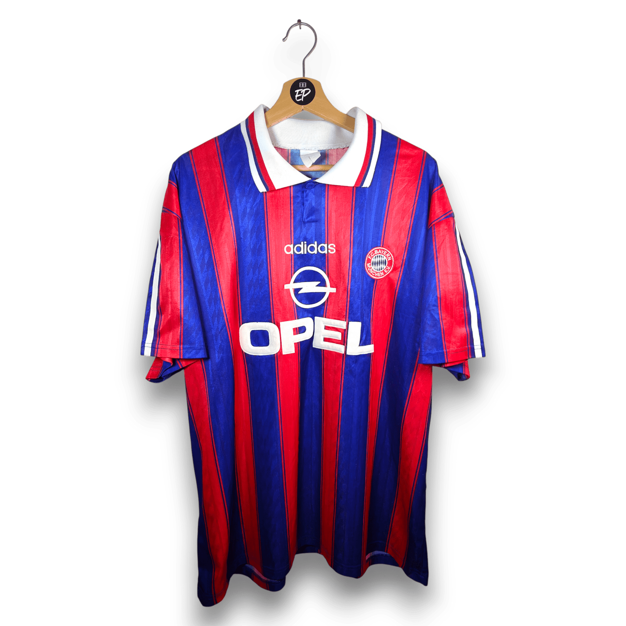 1995 - 97 Bayern Munich Home Shirt Matthaus 10 - 7.5/10 - (XL) - Eternal Pitch