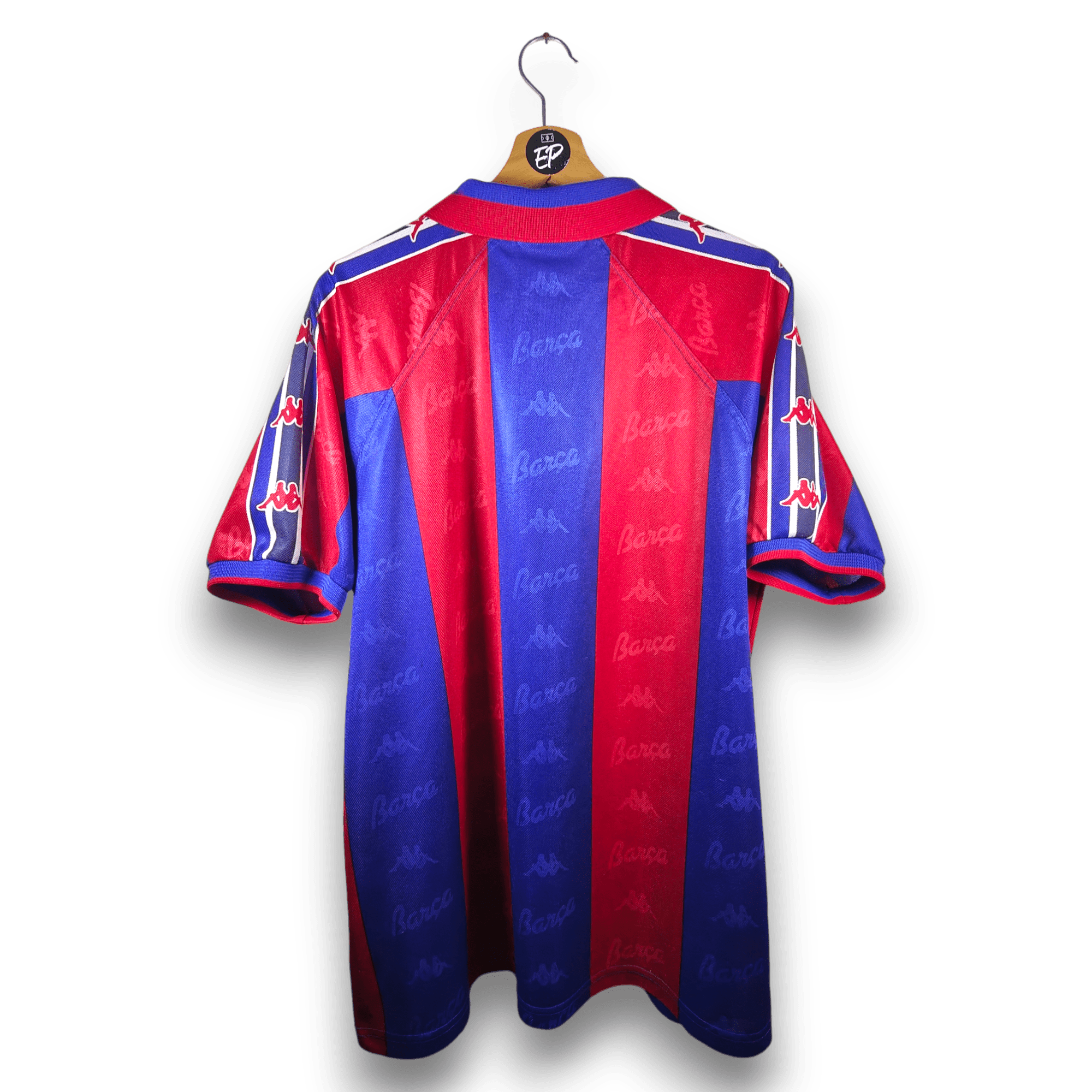 1995 - 97 FC Barcelona Home Shirt - 8/10 - (L) - Eternal Pitch