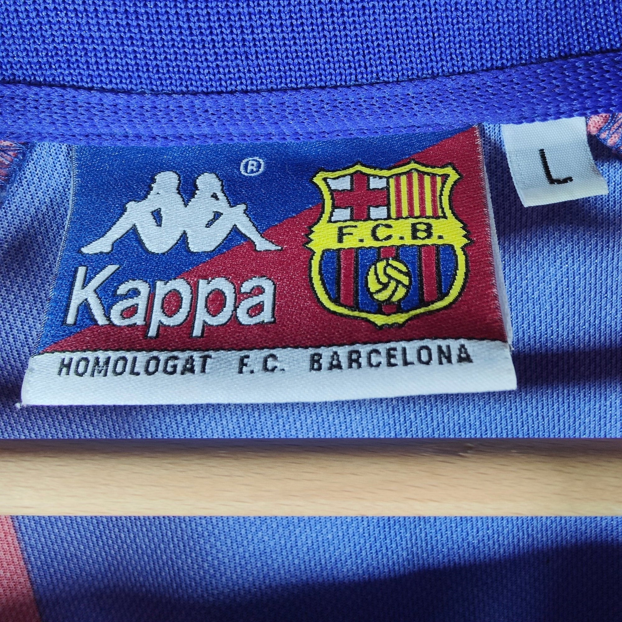 1995 - 97 FC Barcelona Home Shirt - 8/10 - (L) - Eternal Pitch