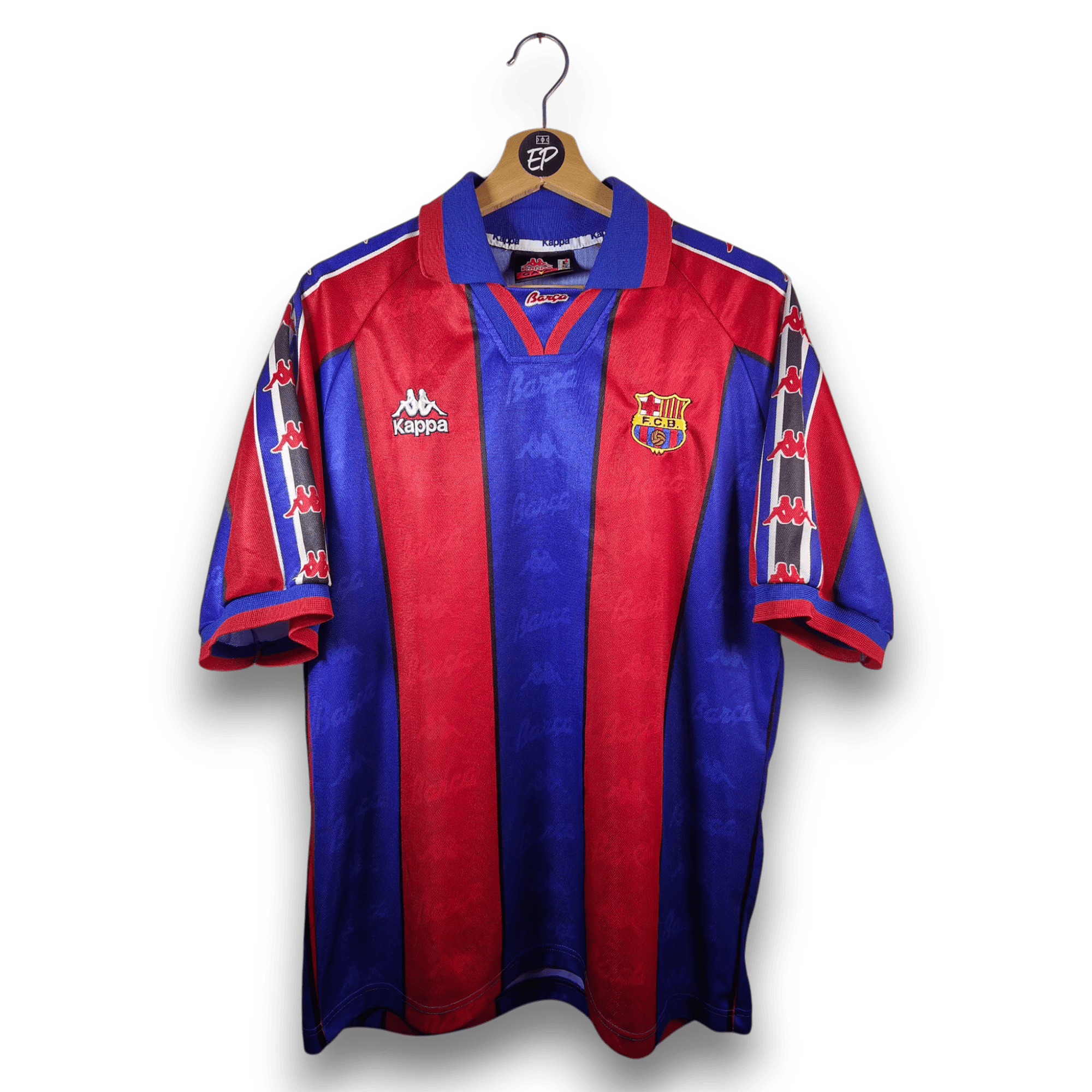 1995 - 97 FC Barcelona Home Shirt - 9.5/10 - (L) - Eternal Pitch