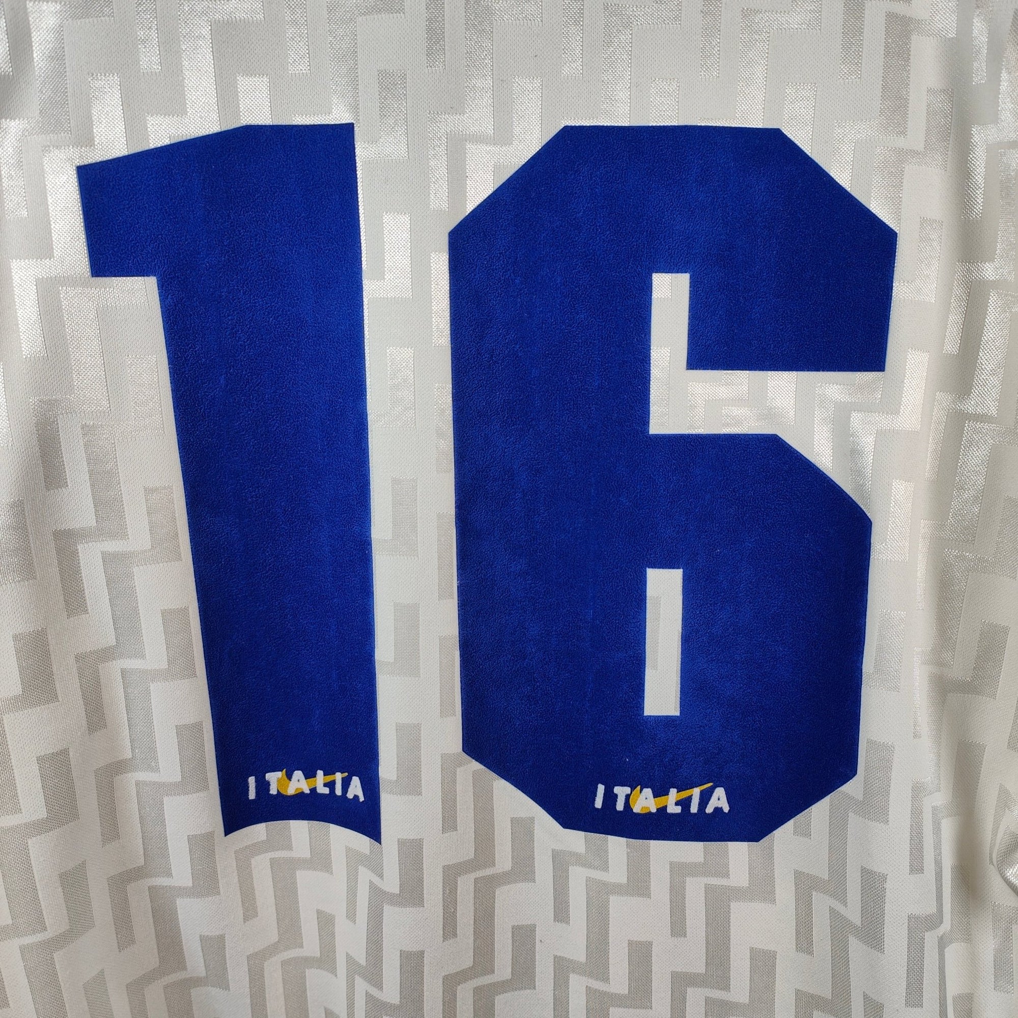 1995 Italy Away Shirt MATCH ISSUE 16 - 8.5/10 - (L) - Eternal Pitch