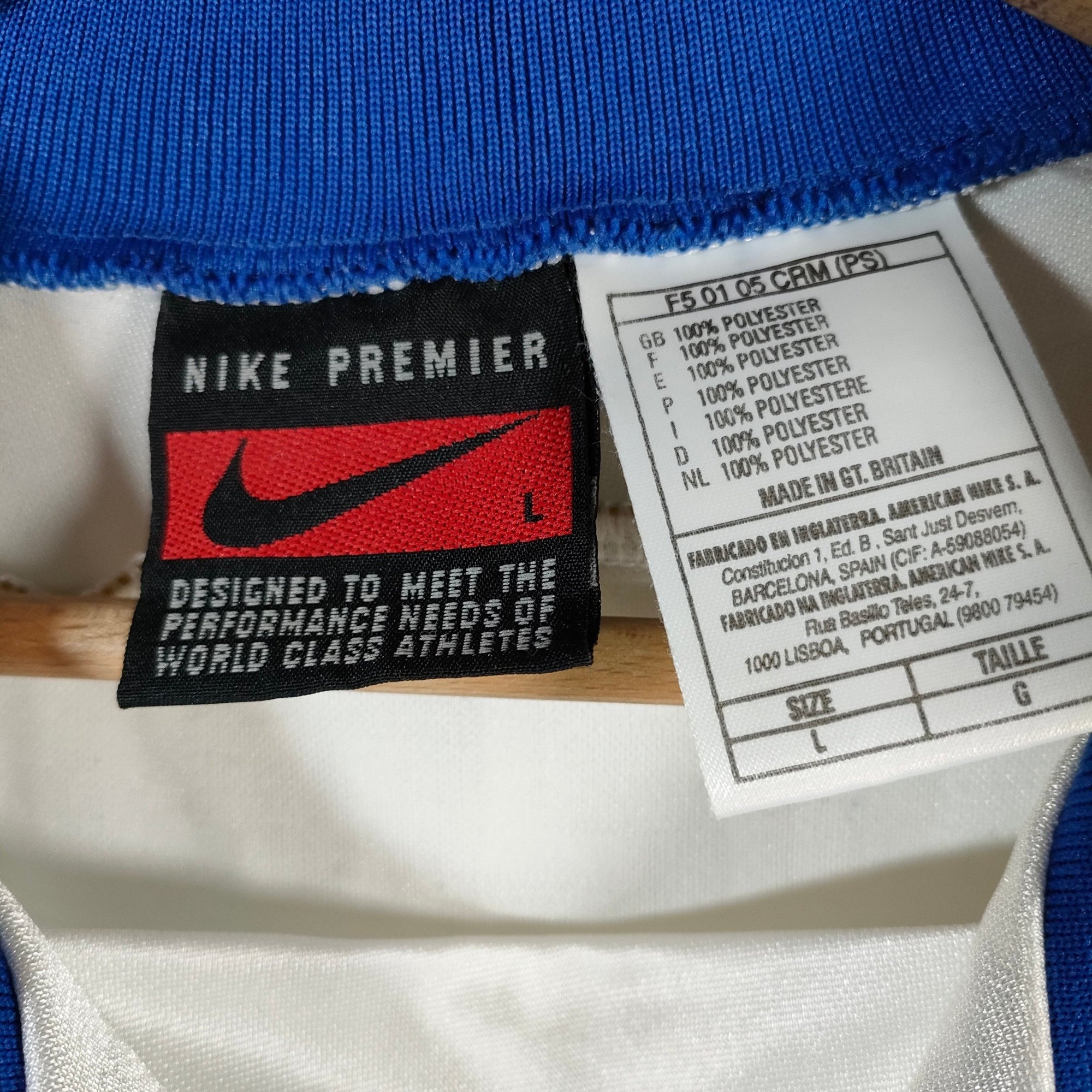 1995 Italy Away Shirt MATCH ISSUE 5 - 9/10 - (L) - Eternal Pitch