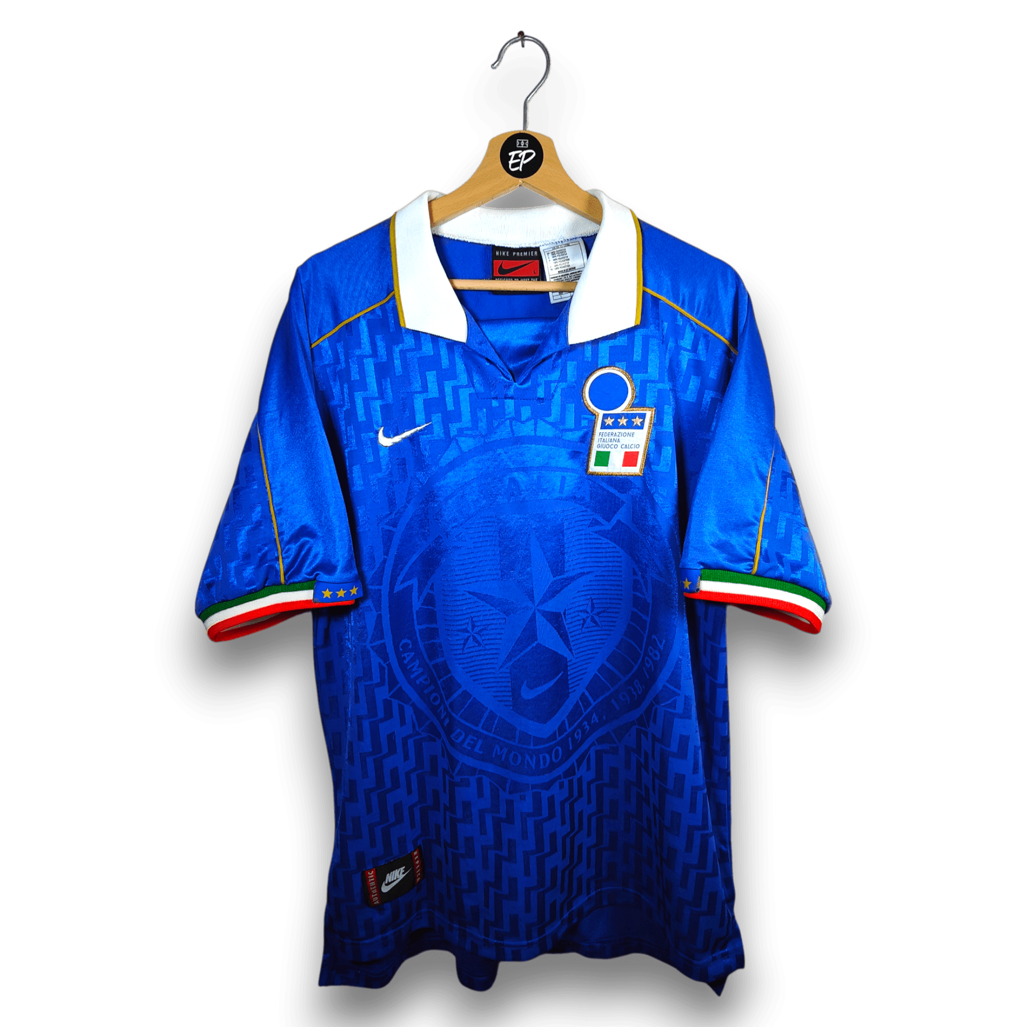 1995 Italy Home Shirt - 8.5/10 - (L) - Eternal Pitch