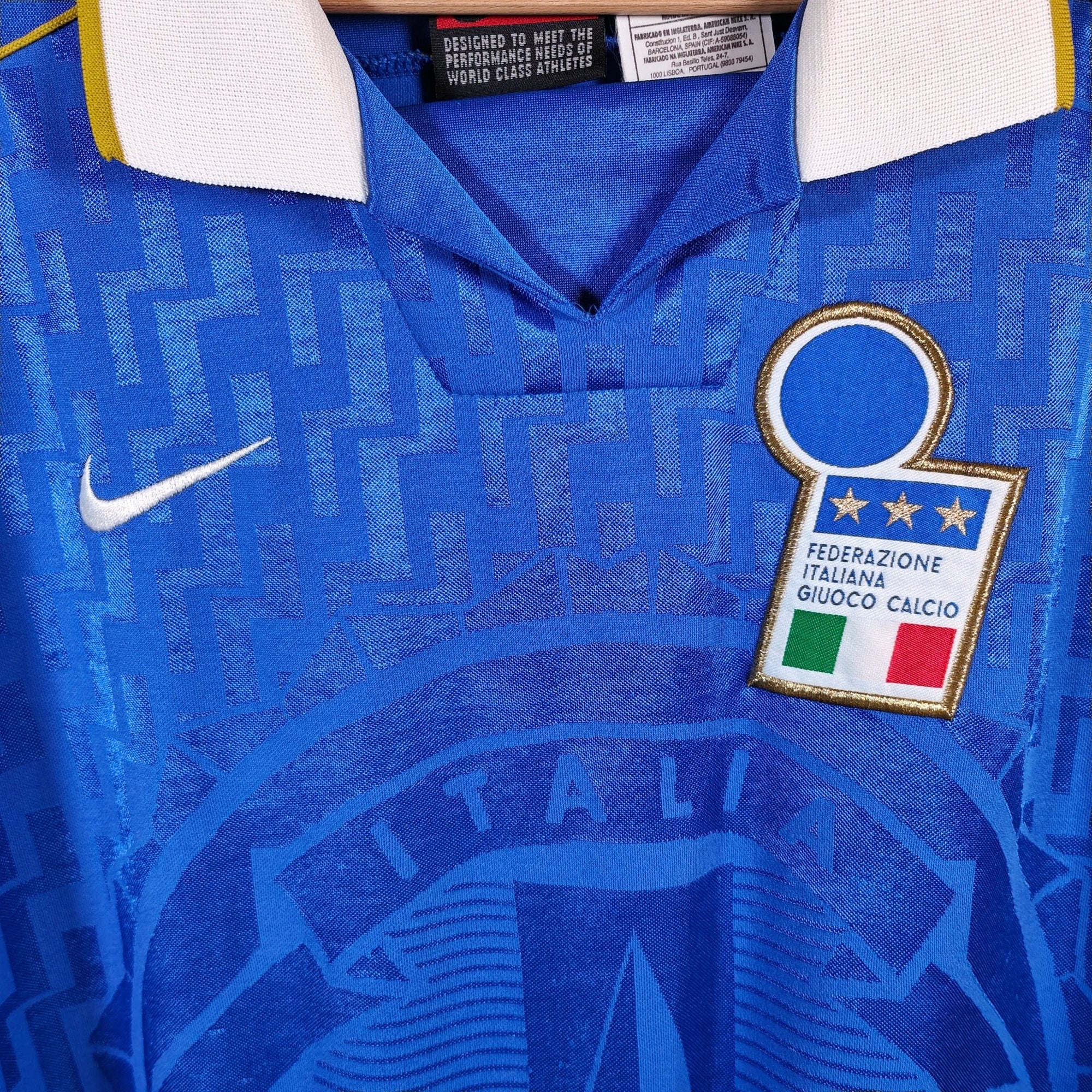 1995 Italy Home Shirt - 8.5/10 - (XL) - Eternal Pitch