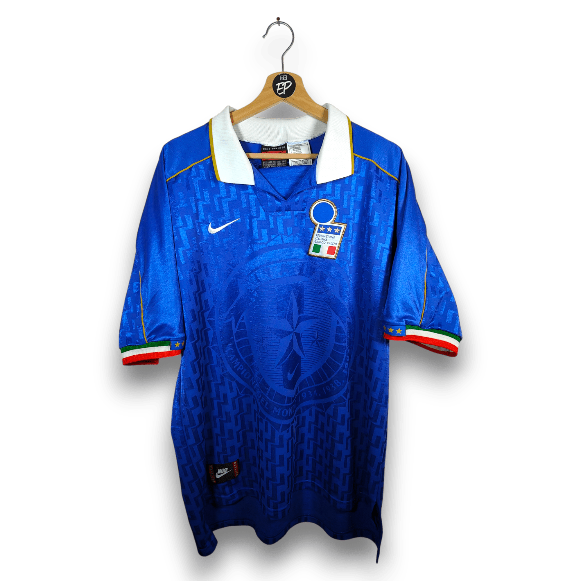 1995 Italy Home Shirt - 8.5/10 - (XL) - Eternal Pitch