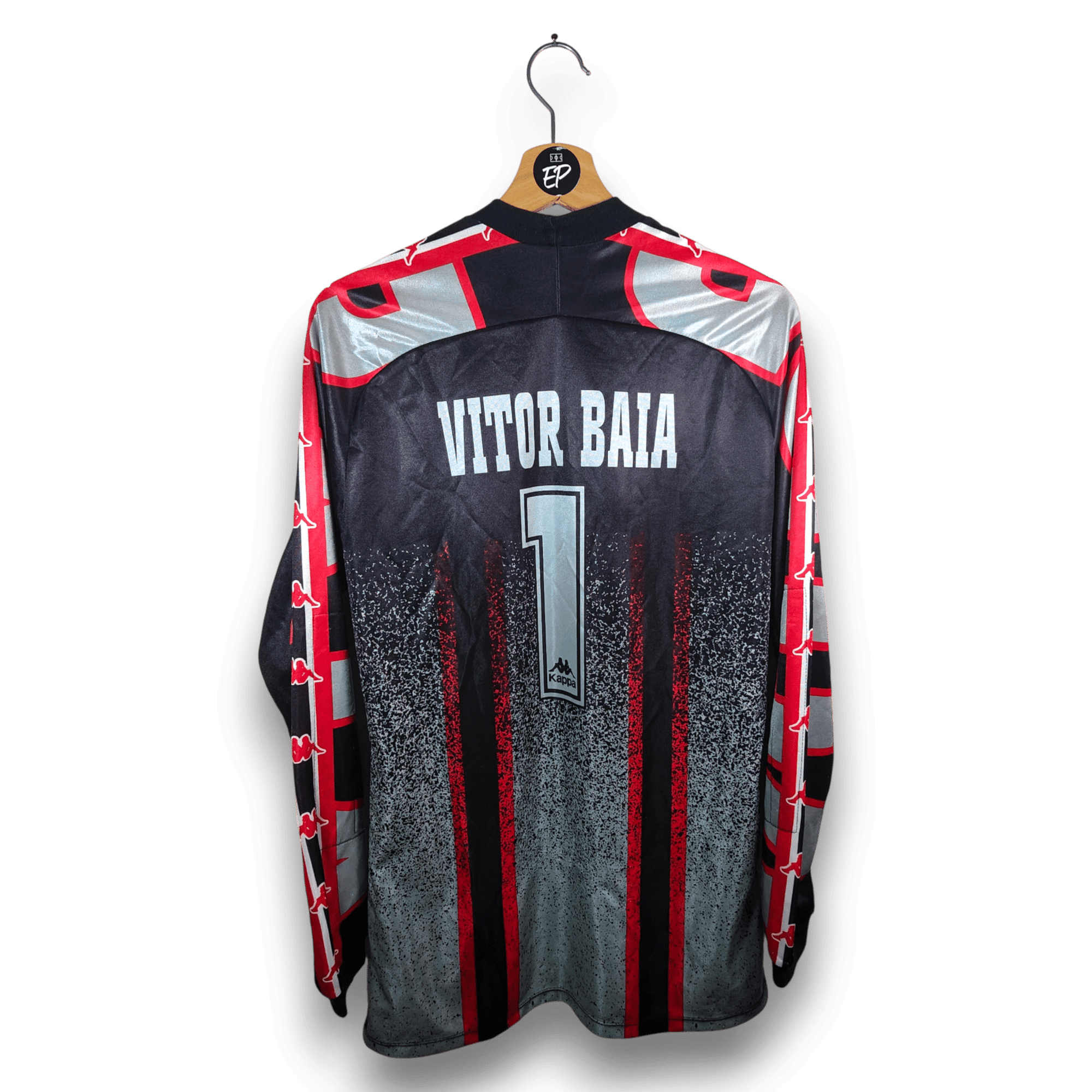 1996 - 97 FC Barcelona GK Shirt Vitor Baia LS 1 - 8.5/10 - (S) - Eternal Pitch