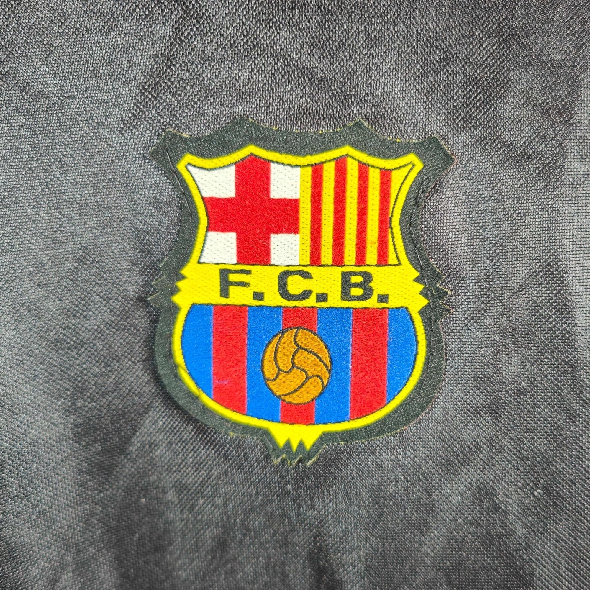 1996 - 97 FC Barcelona GK Shirt Vitor Baia LS 1 - 8.5/10 - (S) - Eternal Pitch