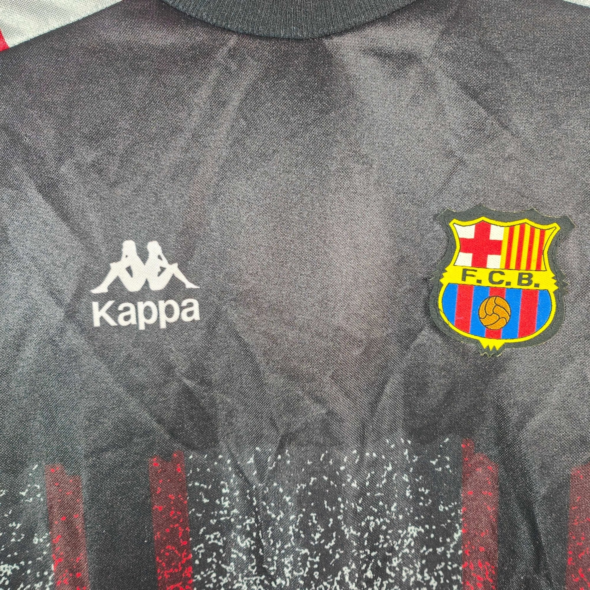 1996 - 97 FC Barcelona GK Shirt Vitor Baia LS 1 - 8.5/10 - (S) - Eternal Pitch