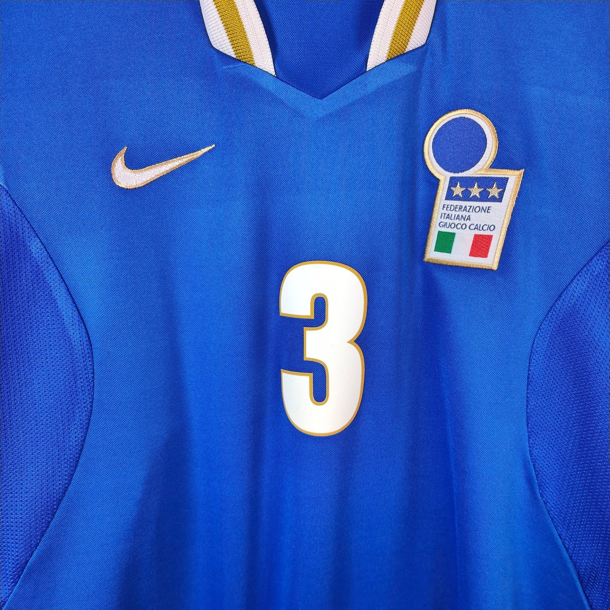 1996 - 97 Italy Home Shirt Maldini 3 - 8.5/10 - (M) - Eternal Pitch