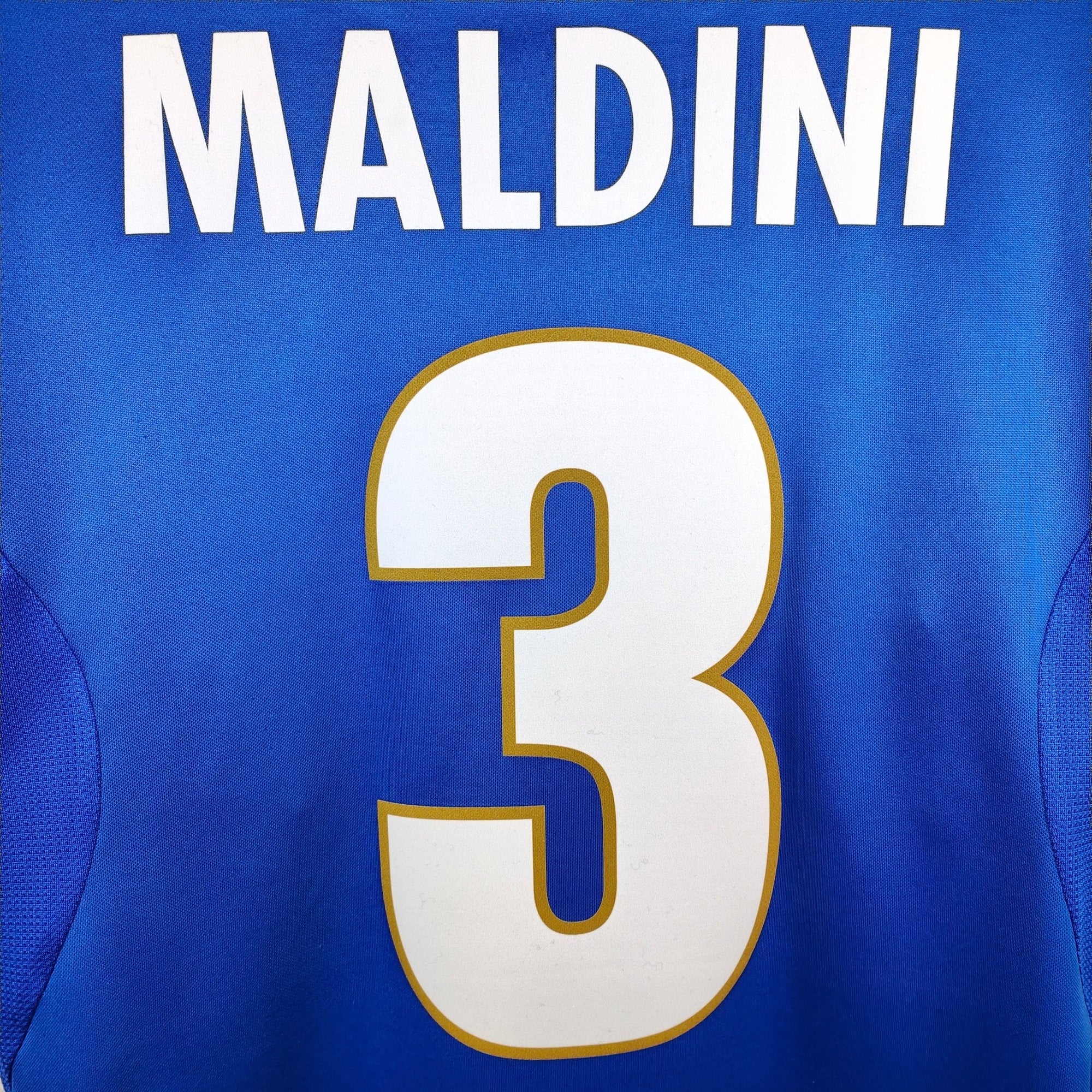 1996 - 97 Italy Home Shirt Maldini 3 - 9.5/10 - (L) - Eternal Pitch
