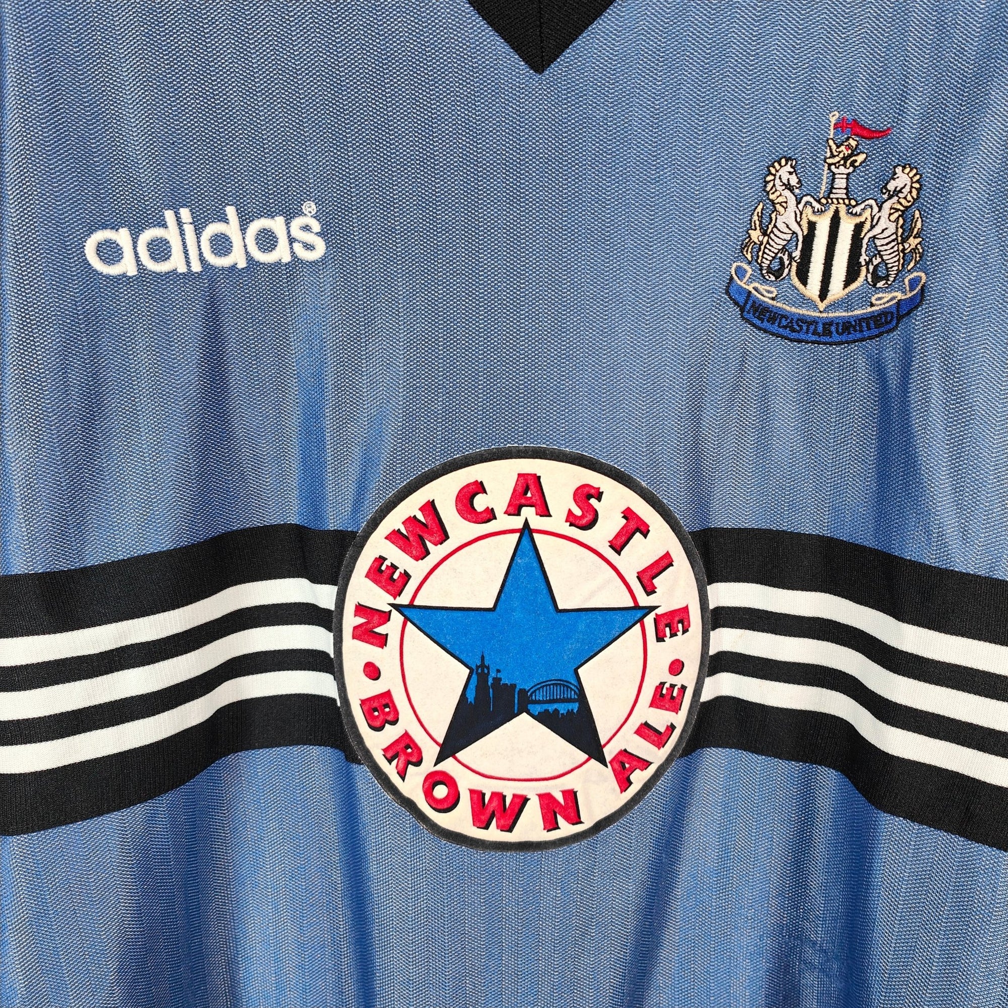 1996 - 97 Newcastle Away Shirt Shearer 9 - 8.5/10 - (XL) - Eternal Pitch