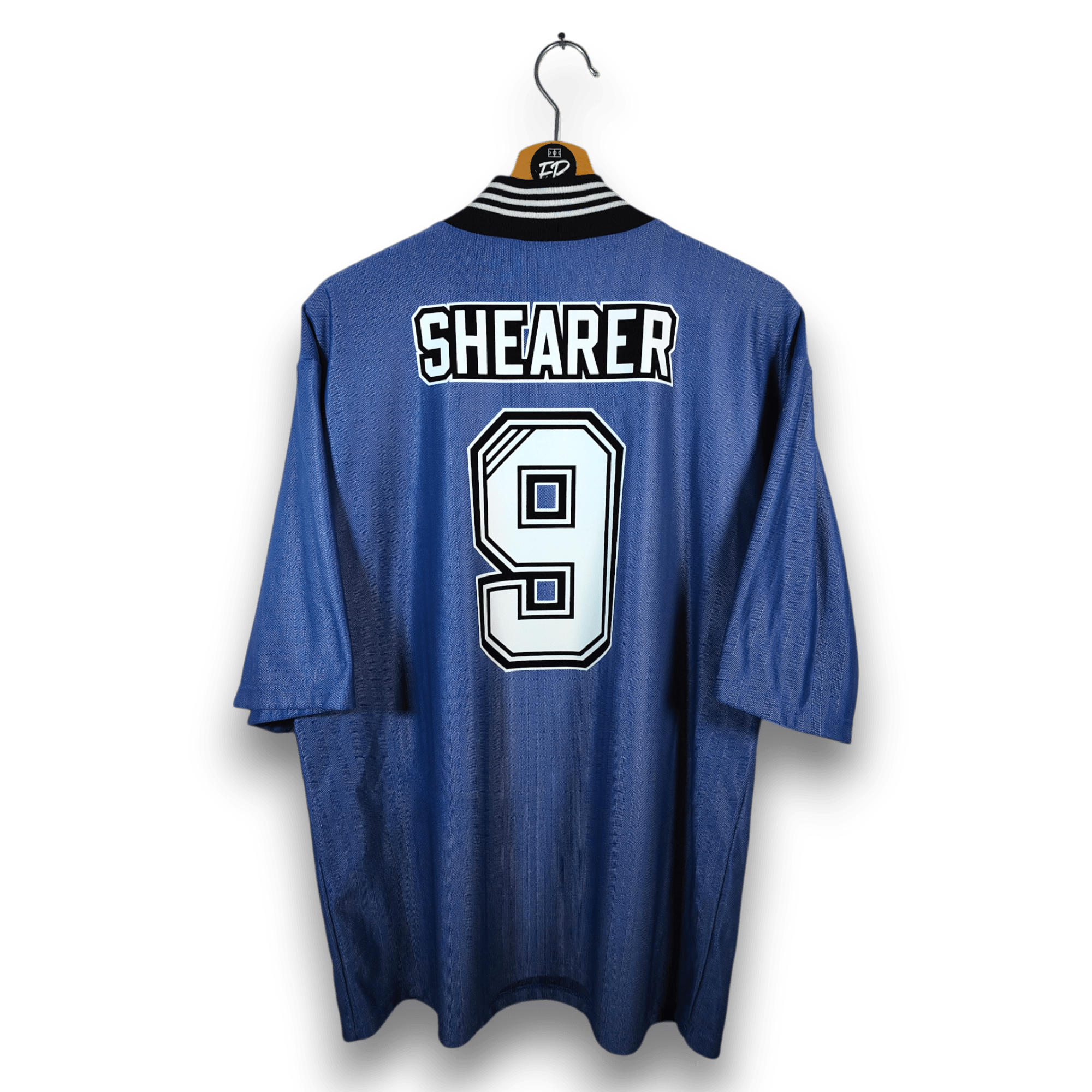 1996 - 97 Newcastle Away Shirt Shearer 9 - 8.5/10 - (XL) - Eternal Pitch