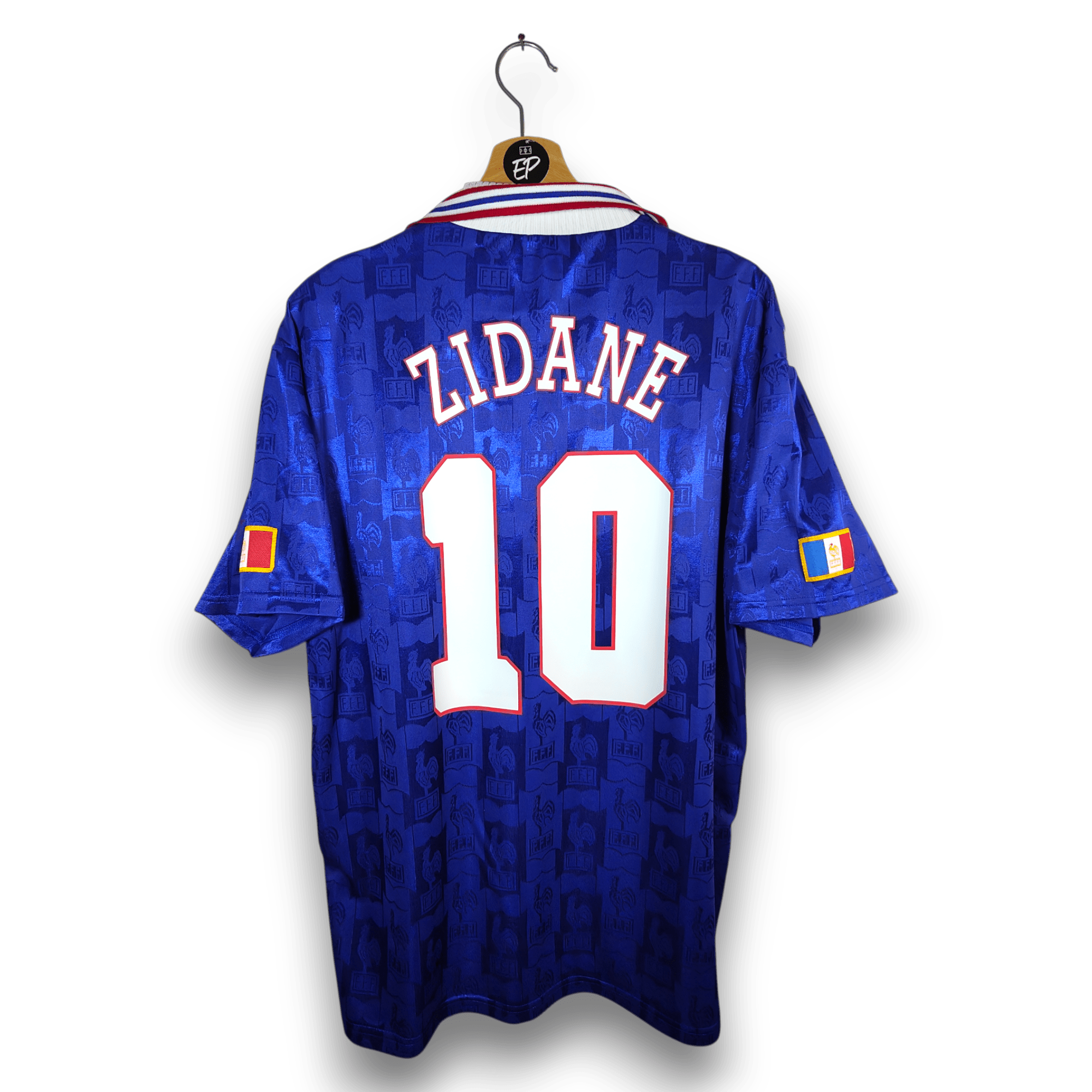1996 - 98 France Home Shirt Zidane 10 - 9/10 - (XL) - Eternal Pitch