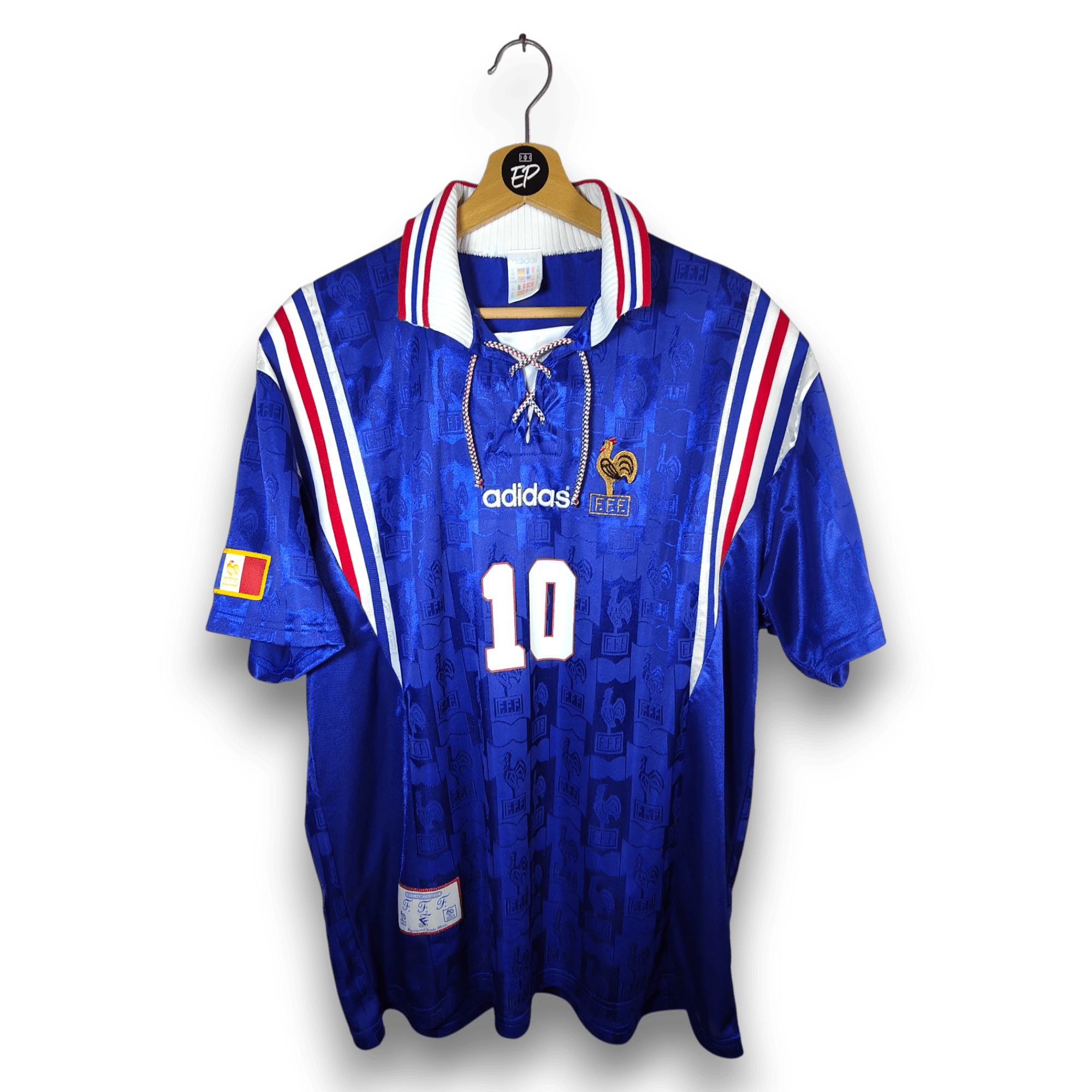 1996 - 98 France Home Shirt Zidane 10 - 9/10 - (XL) - Eternal Pitch