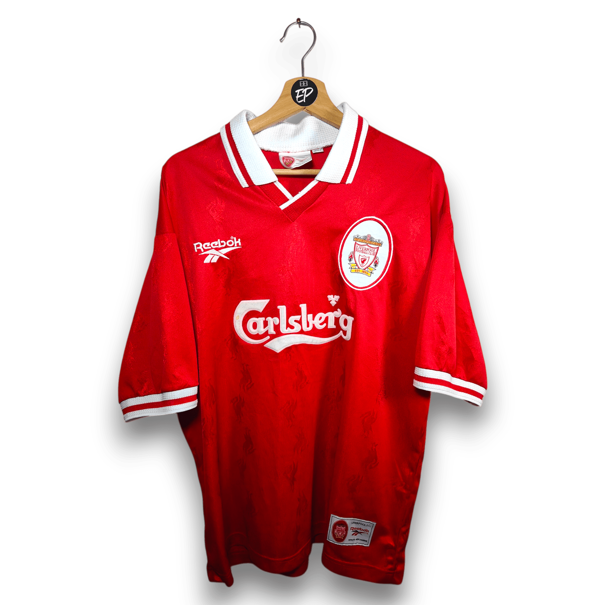 1996 - 98 Liverpool Home Shirt Owen 10 - 8.5/10 - (XL) - Eternal Pitch