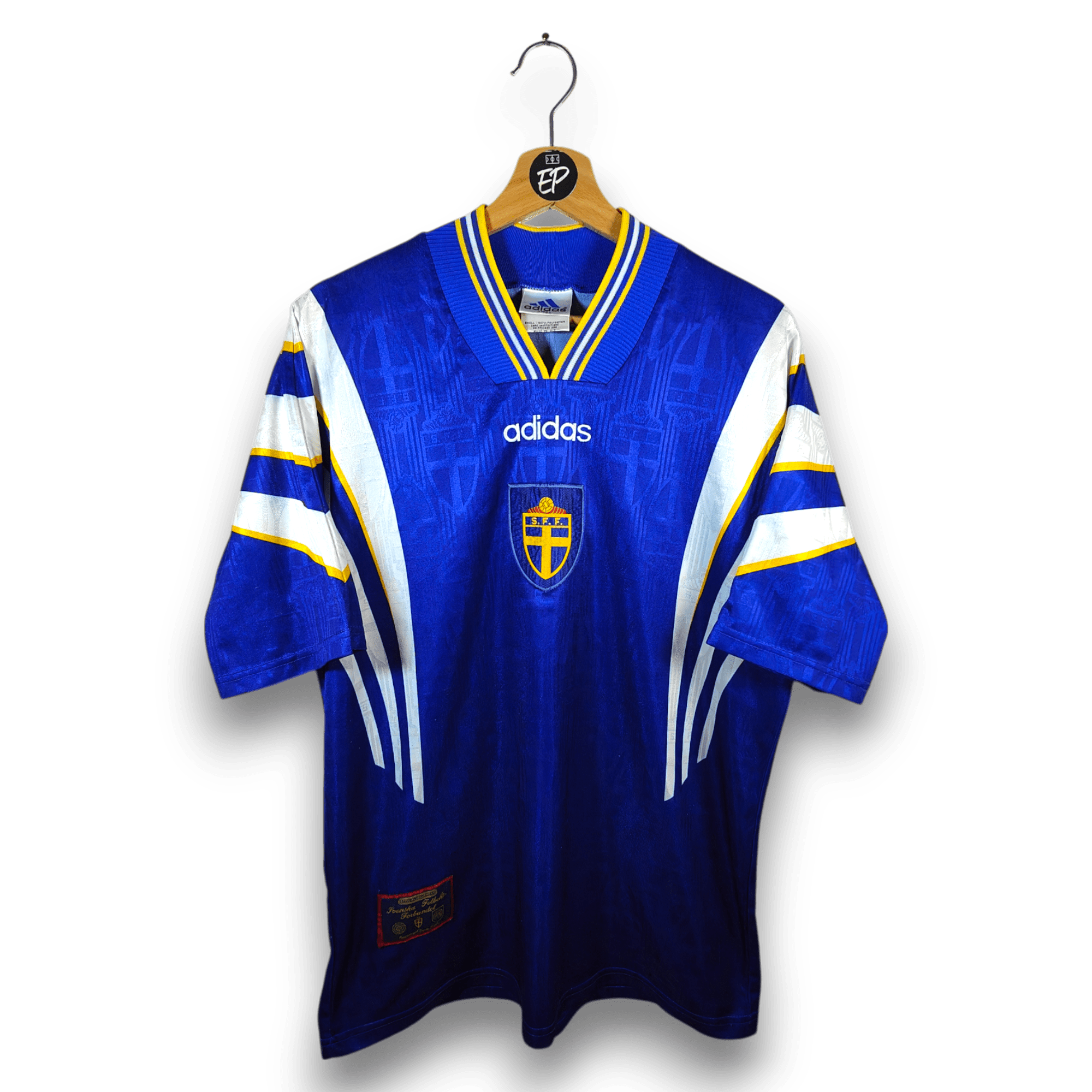 1996 - 98 Sweden Away Shirt - 8/10 - (M) - Eternal Pitch