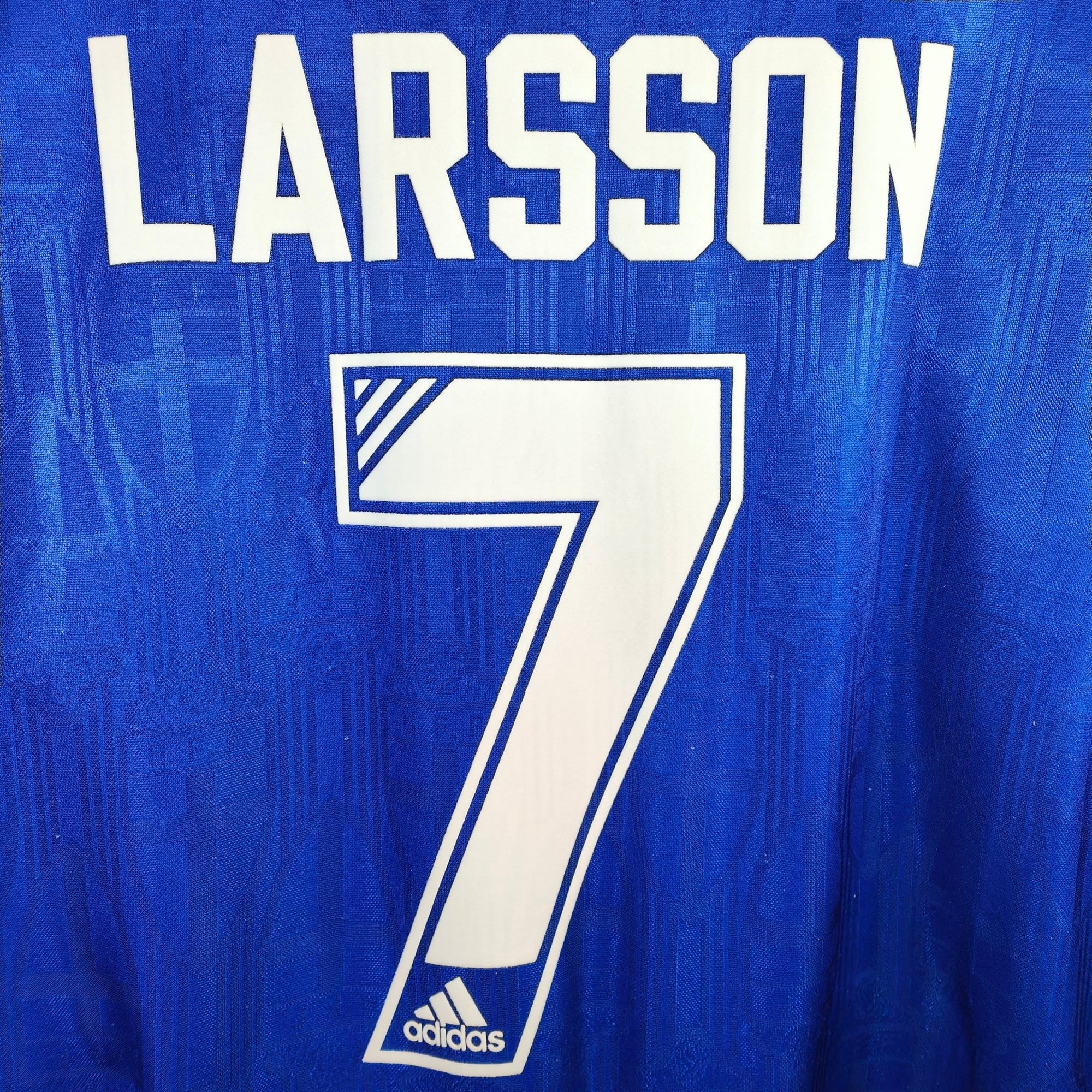 1996 - 98 Sweden Away Shirt Larsson 7 - 8/10 - (M) - Eternal Pitch