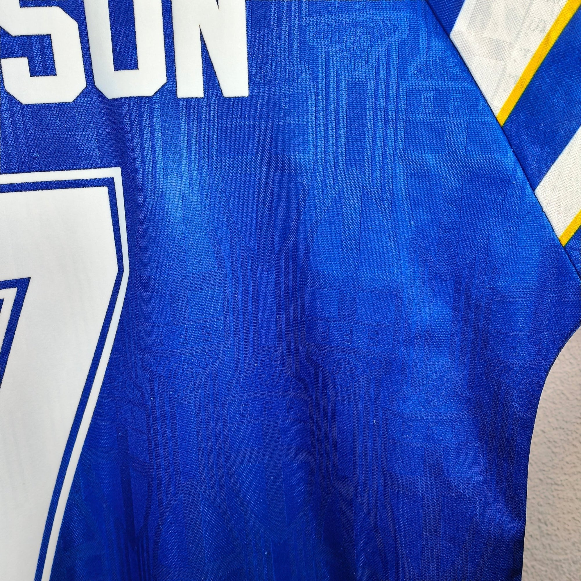1996 - 98 Sweden Away Shirt Larsson 7 - 8/10 - (M) - Eternal Pitch
