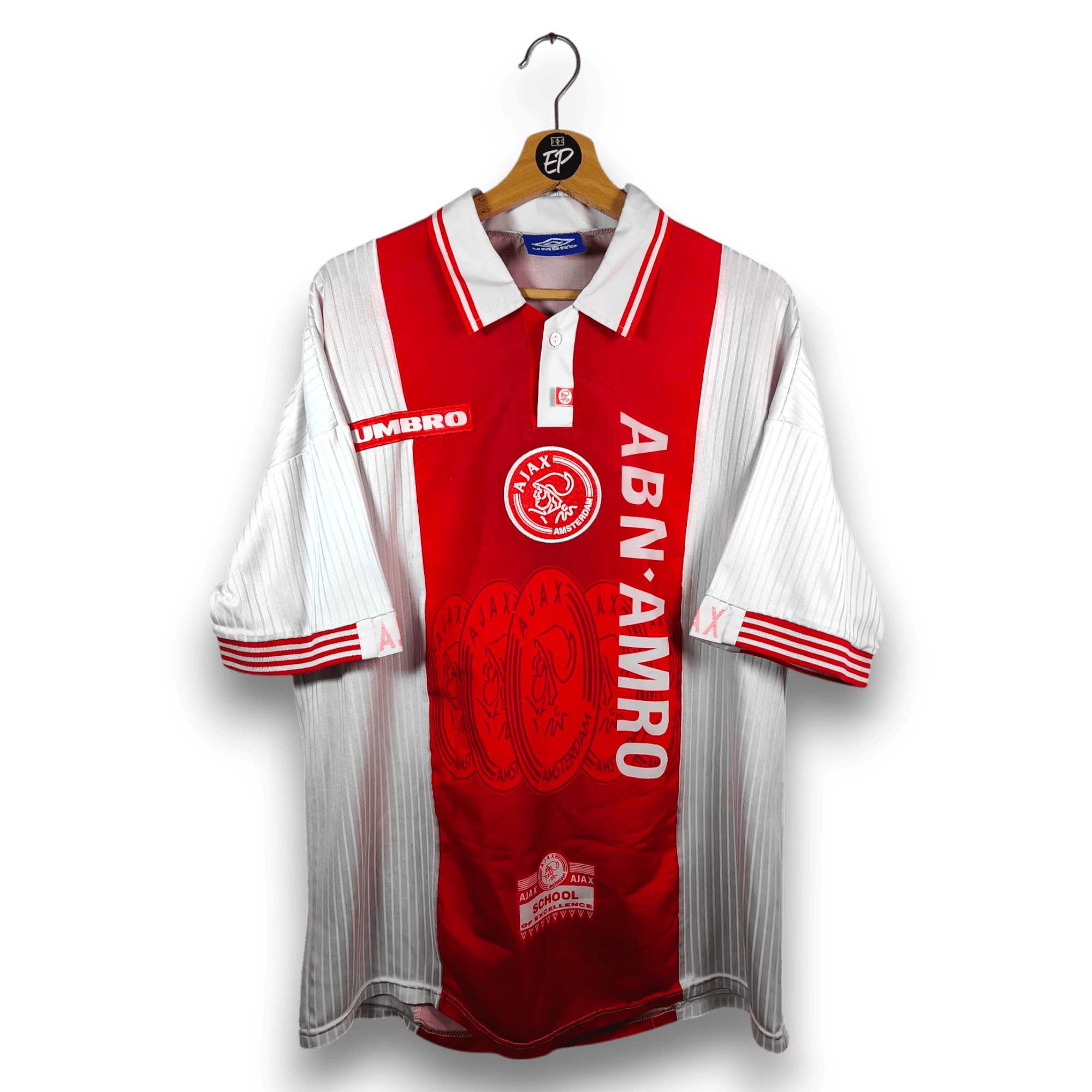 1997 - 98 Ajax Amsterdam Home Shirt - 7.5/10 - (XL) - Eternal Pitch